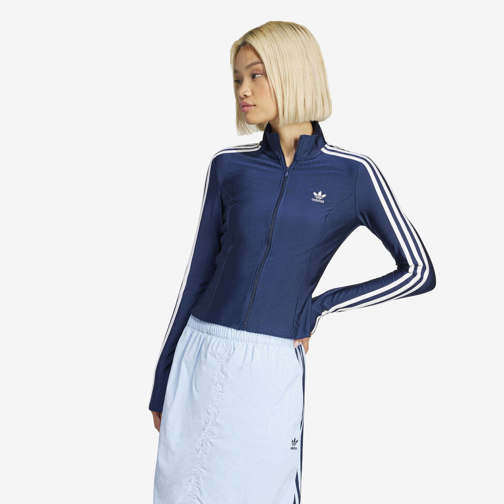 Wmns Adicolor 3 Stripe Slim Track Top Adidas оригінал – Купити в Україні – вид ззаду