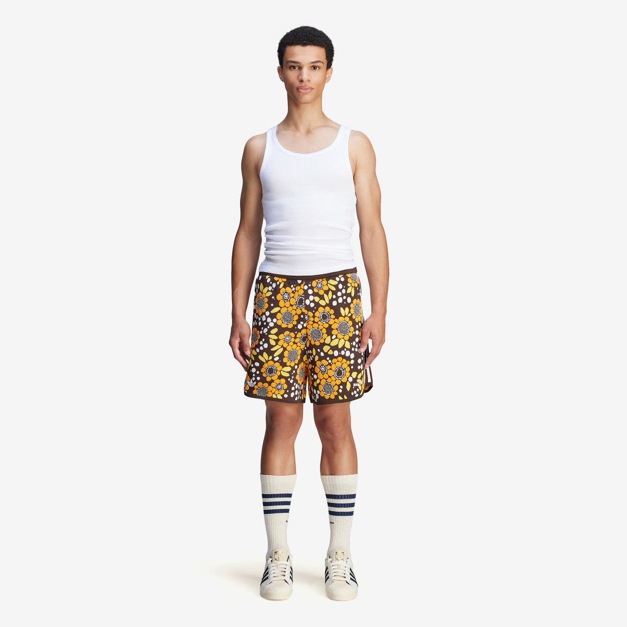 Оригінальна Knit Floral Short X Wales Bonner Adidas – детальний вид - ADIDAS