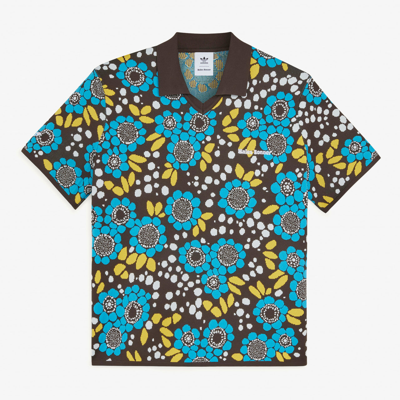 Оригінальна Knit Floral Polo X Wales Bonner Adidas – боковий вид - ADIDAS