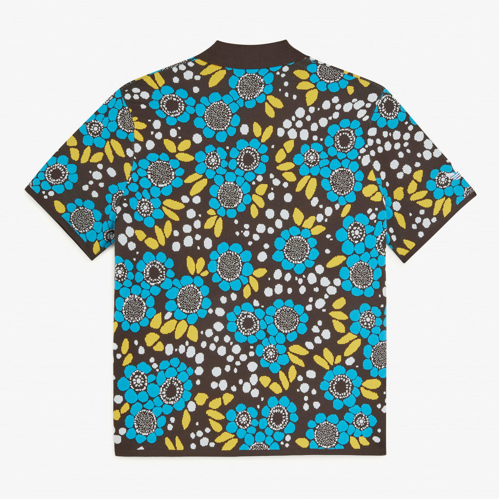 Оригінальна Knit Floral Polo X Wales Bonner Adidas – вид ззаду