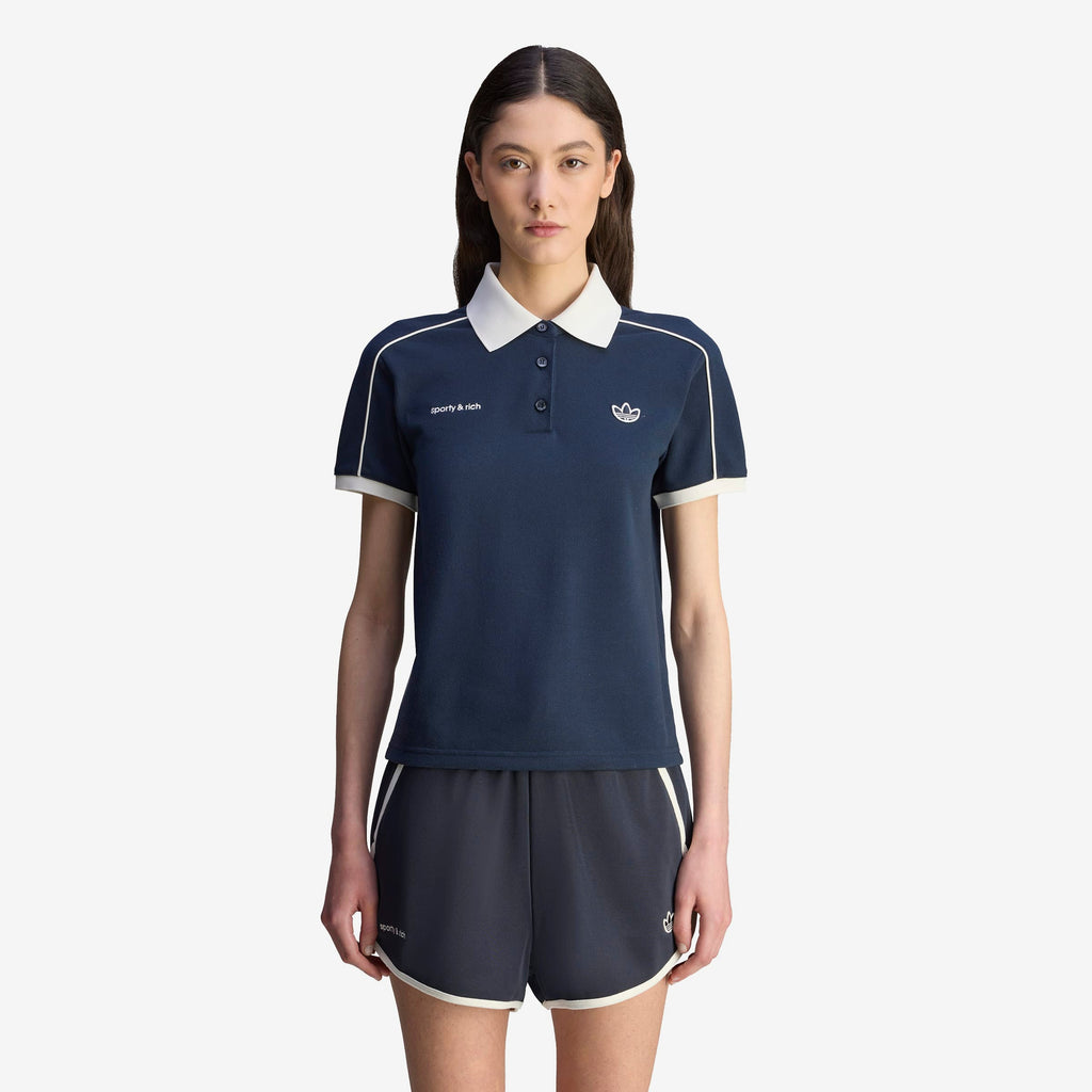 Оригінальна Wmns Polo T-Shirt X Sporty & Rich Adidas – детальний вид