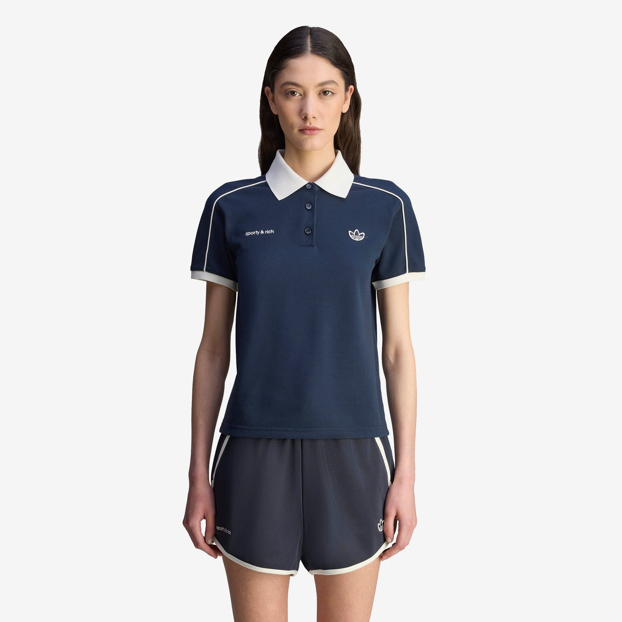 Оригінальна Wmns Polo T-Shirt X Sporty & Rich Adidas – детальний вид