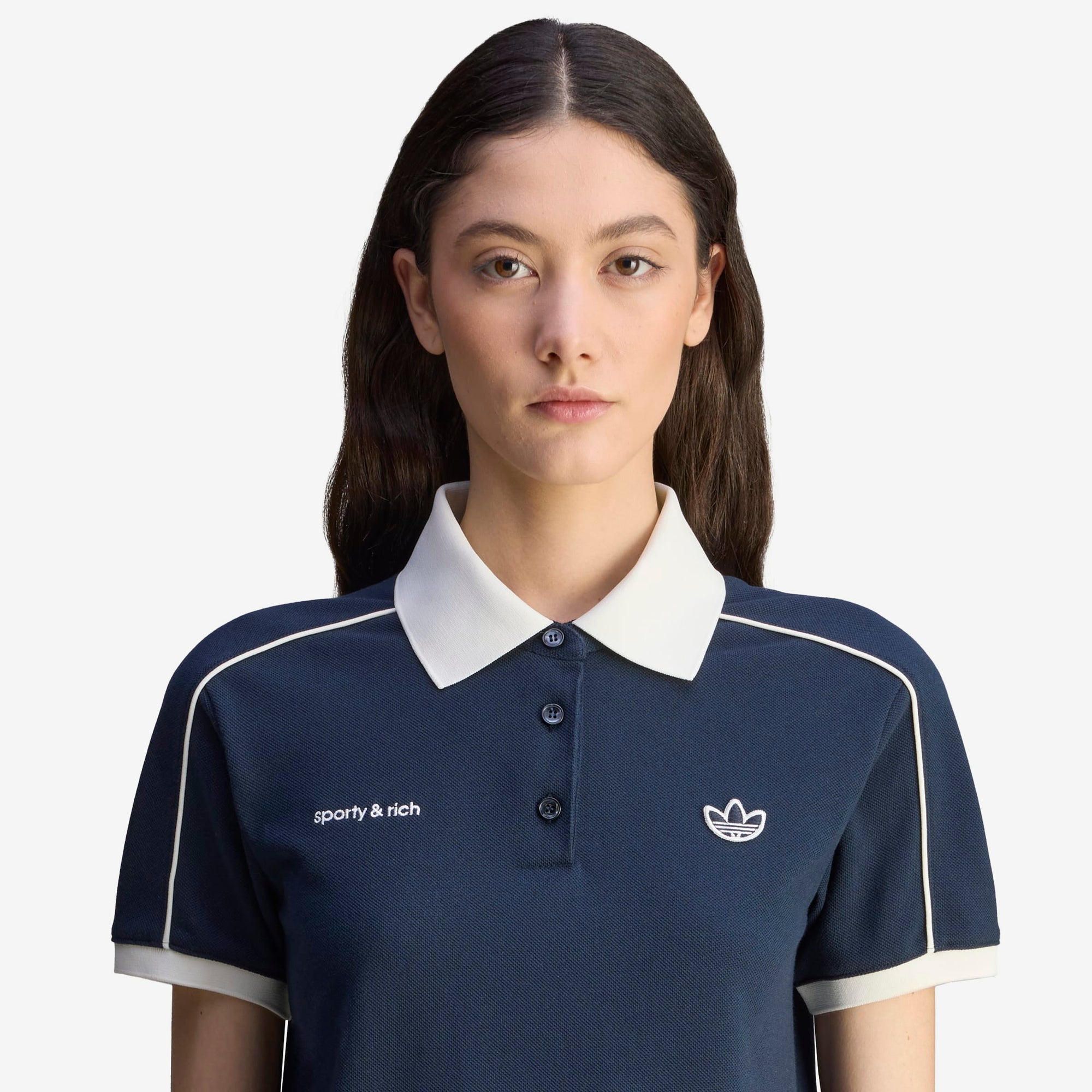 Оригінальна Wmns Polo T-Shirt X Sporty & Rich Adidas – збільшений вид