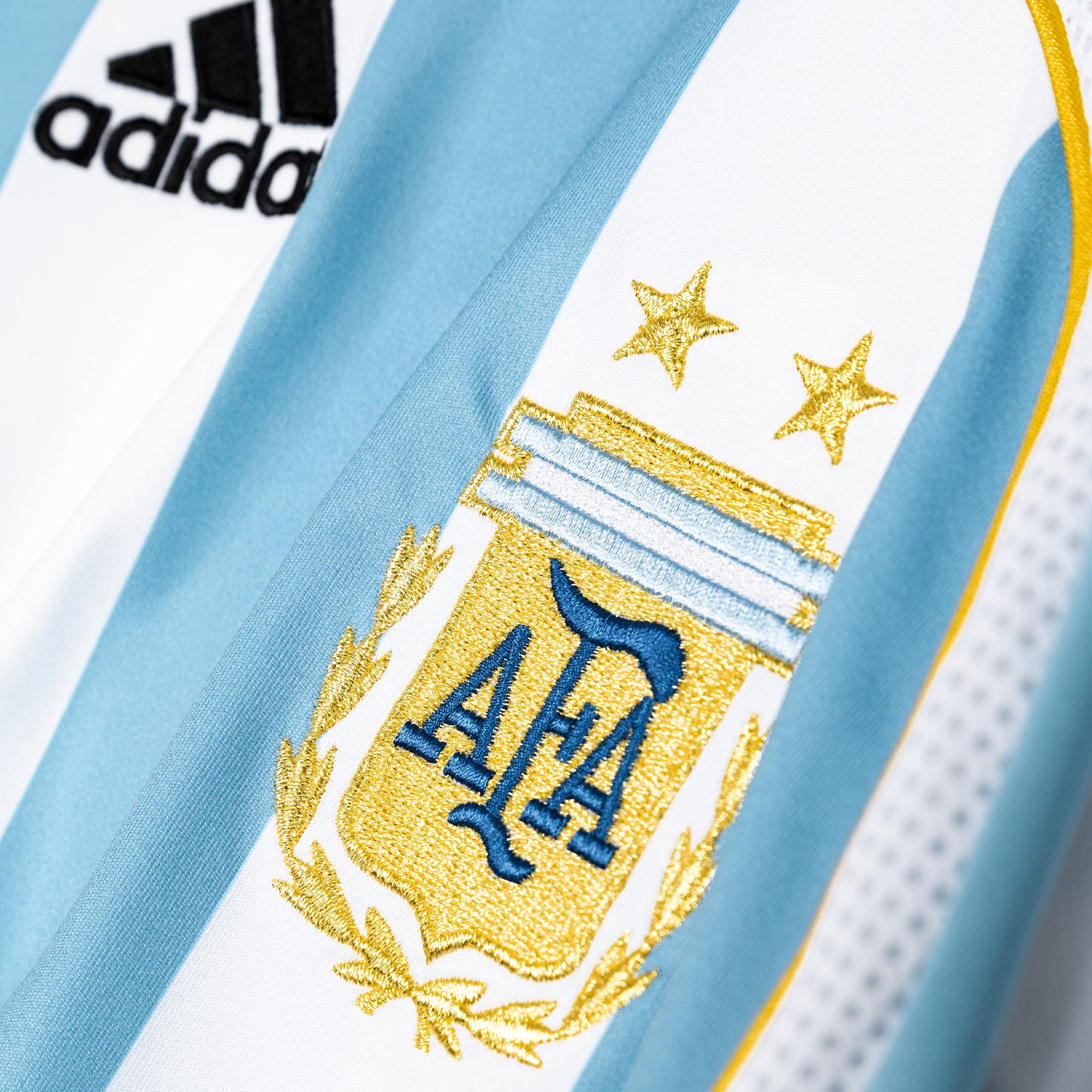 Оригінальна Argentina Home Jersey 2006 Messi Adidas – збільшений вид - ADIDAS