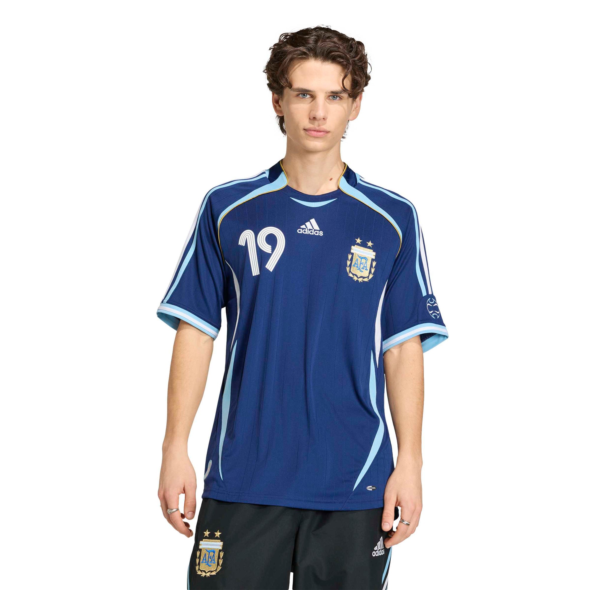 Оригінальна Mens Argentina Home 2006 Messi Jersey Adidas – вид ззаду - ADIDAS
