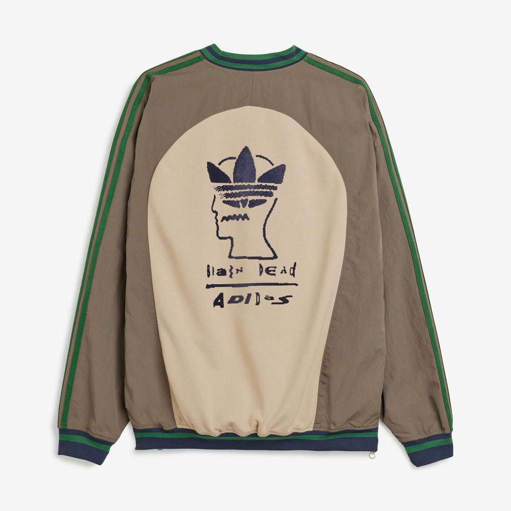 Crewneck X Brain Dead Adidas – Гарантія оригінальності – вид ззаду