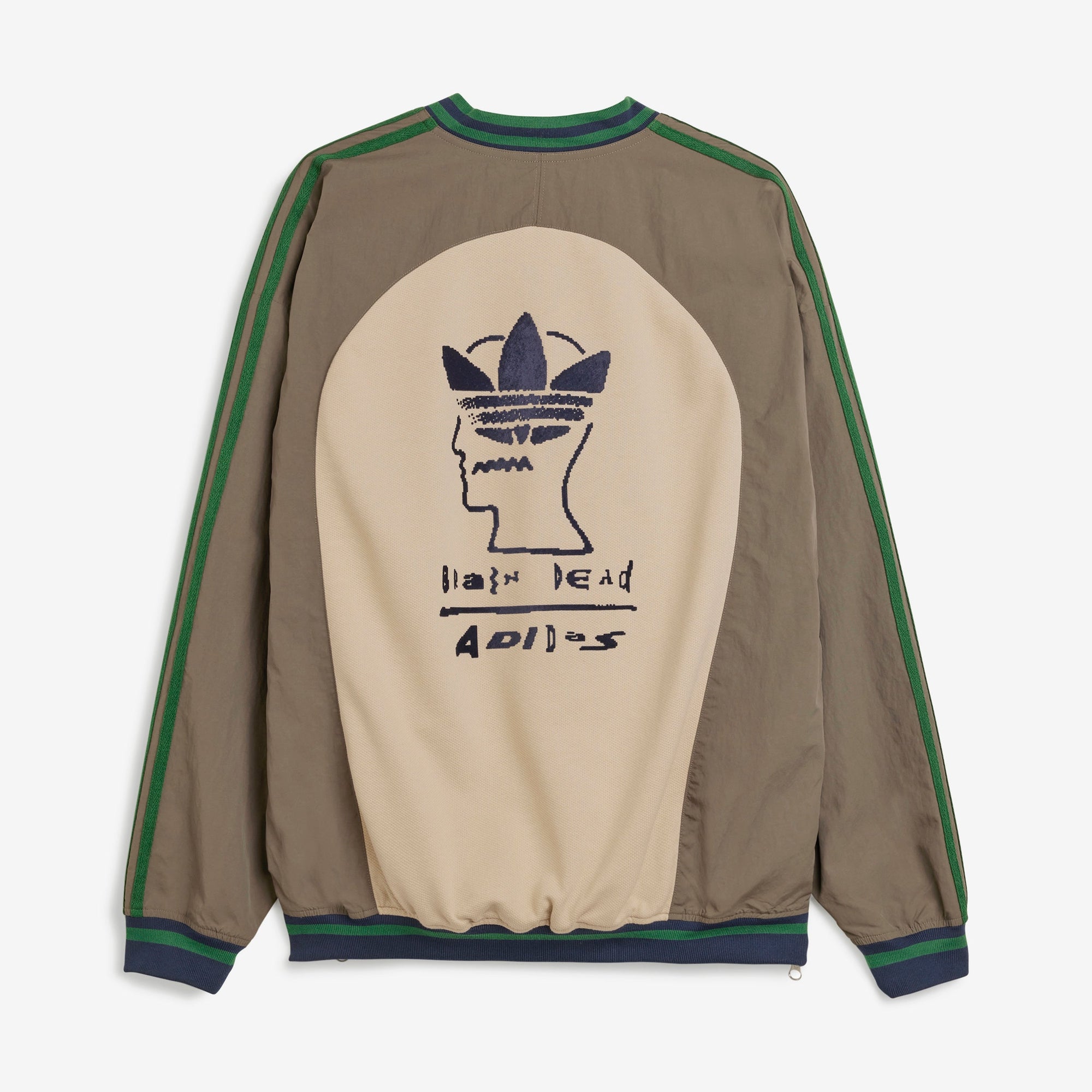 Crewneck X Brain Dead Adidas – Гарантія оригінальності – вид ззаду - ADIDAS