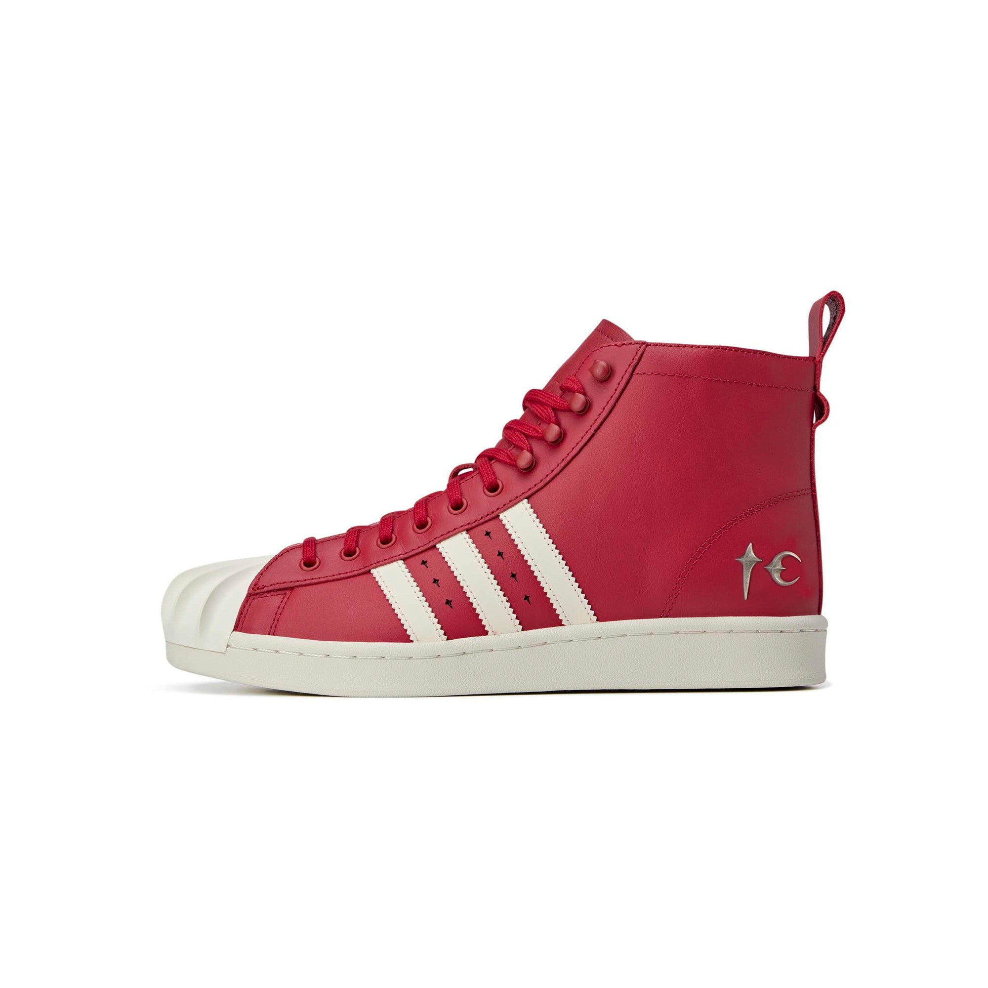 Оригінальна x Thug Club Mens Superstar Shoes ADIDAS – боковий вид