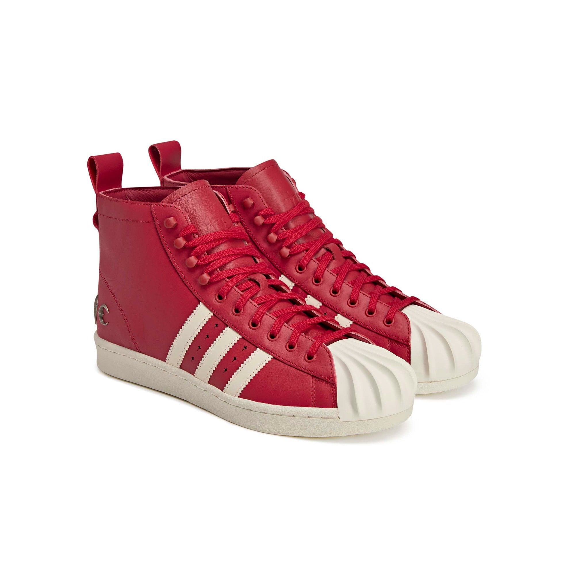 Оригінальна x Thug Club Mens Superstar Shoes ADIDAS – вид ззаду