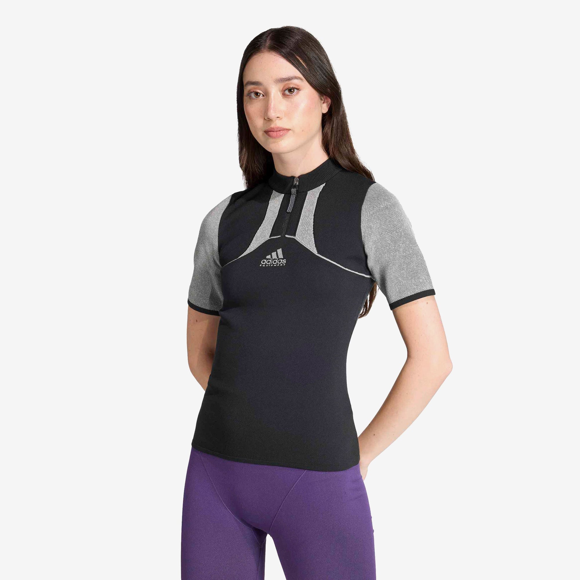 Оригінальна Wmns Eqt Short Sleeve Top Adidas – вид ззаду