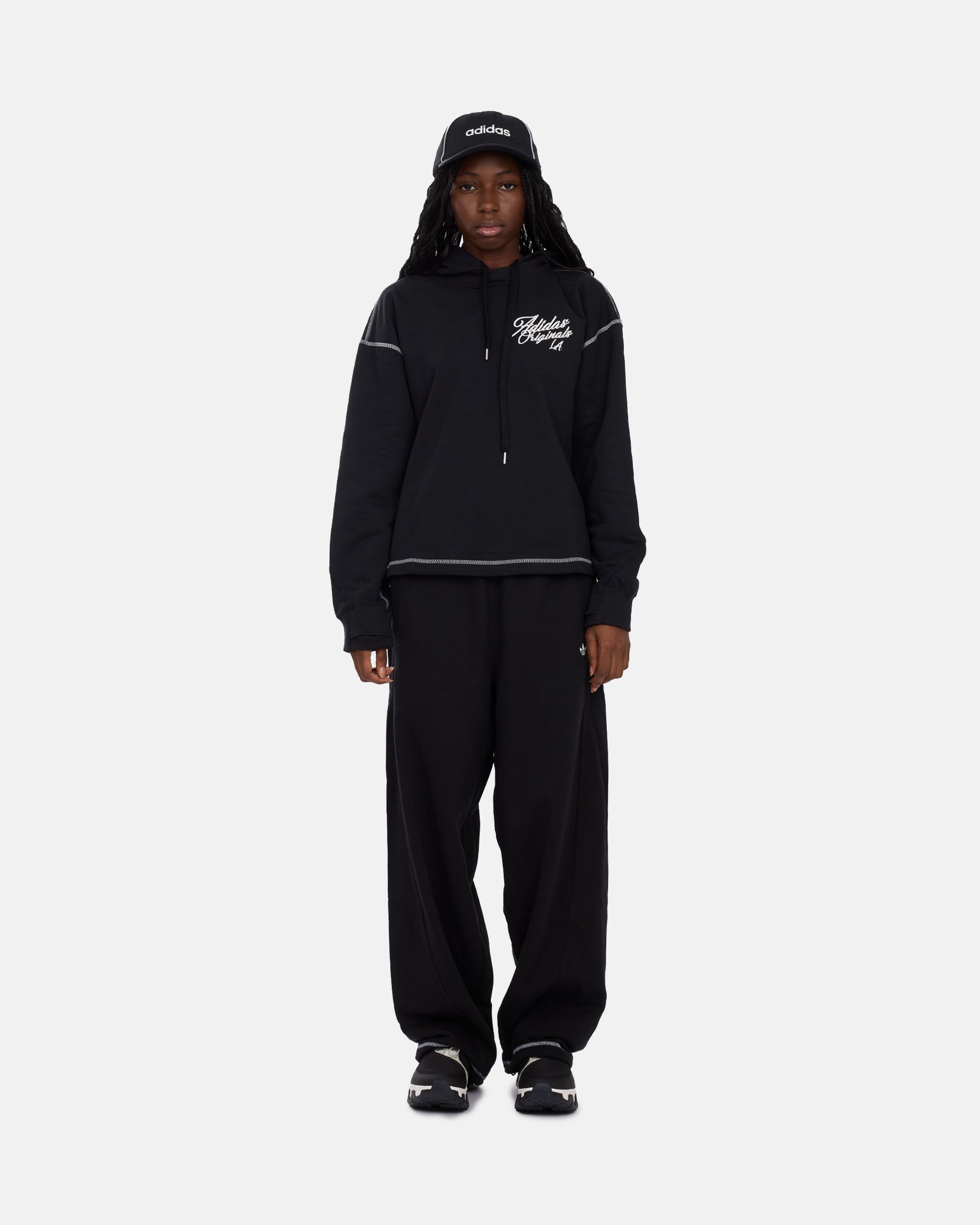 X Og L.a. Hoodie Adidas – Гарантія оригінальності – вид ззаду - ADIDAS