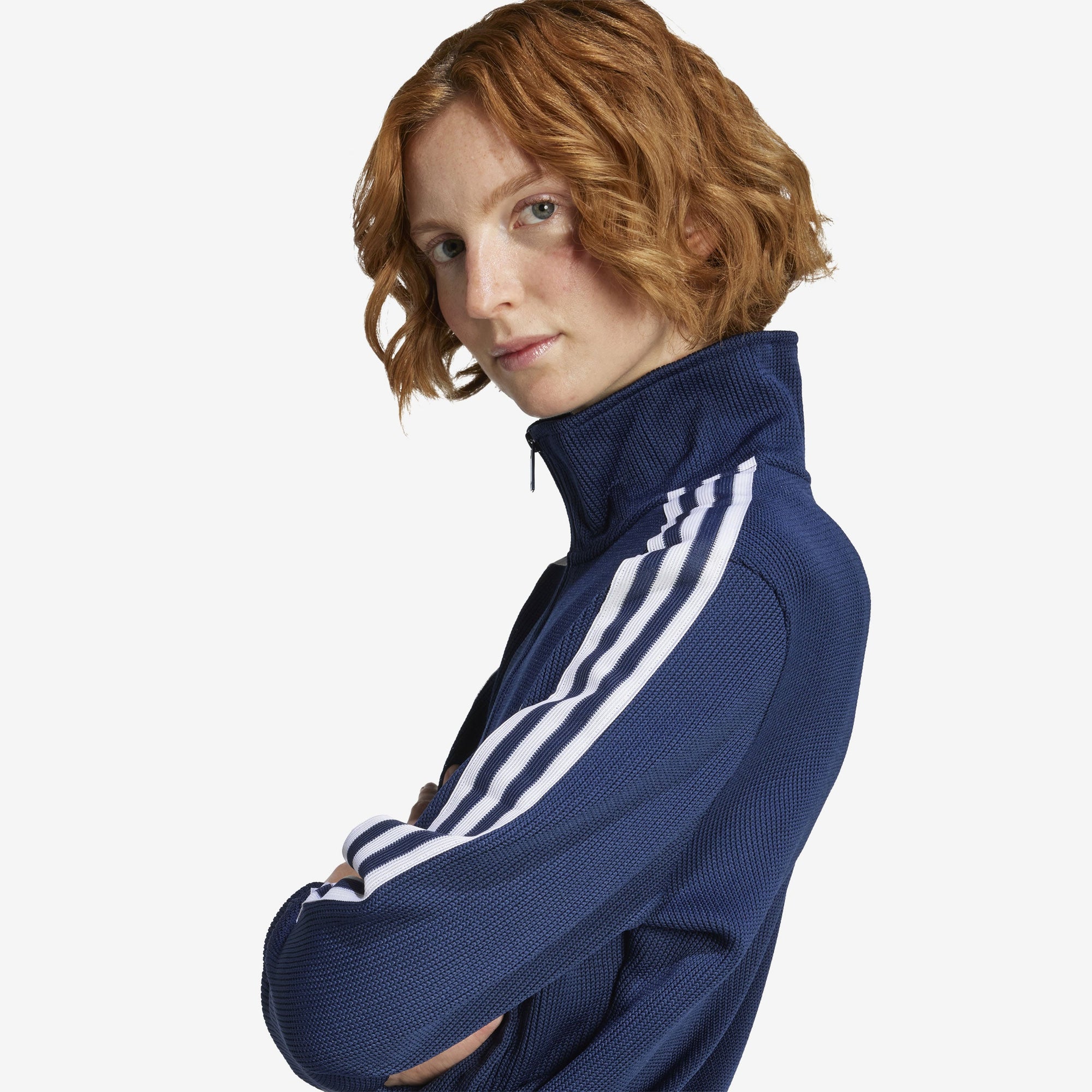 Wmns Firebird Adicolor Knit Track Top Adidas оригінал – Купити в Україні – збільшений вид
