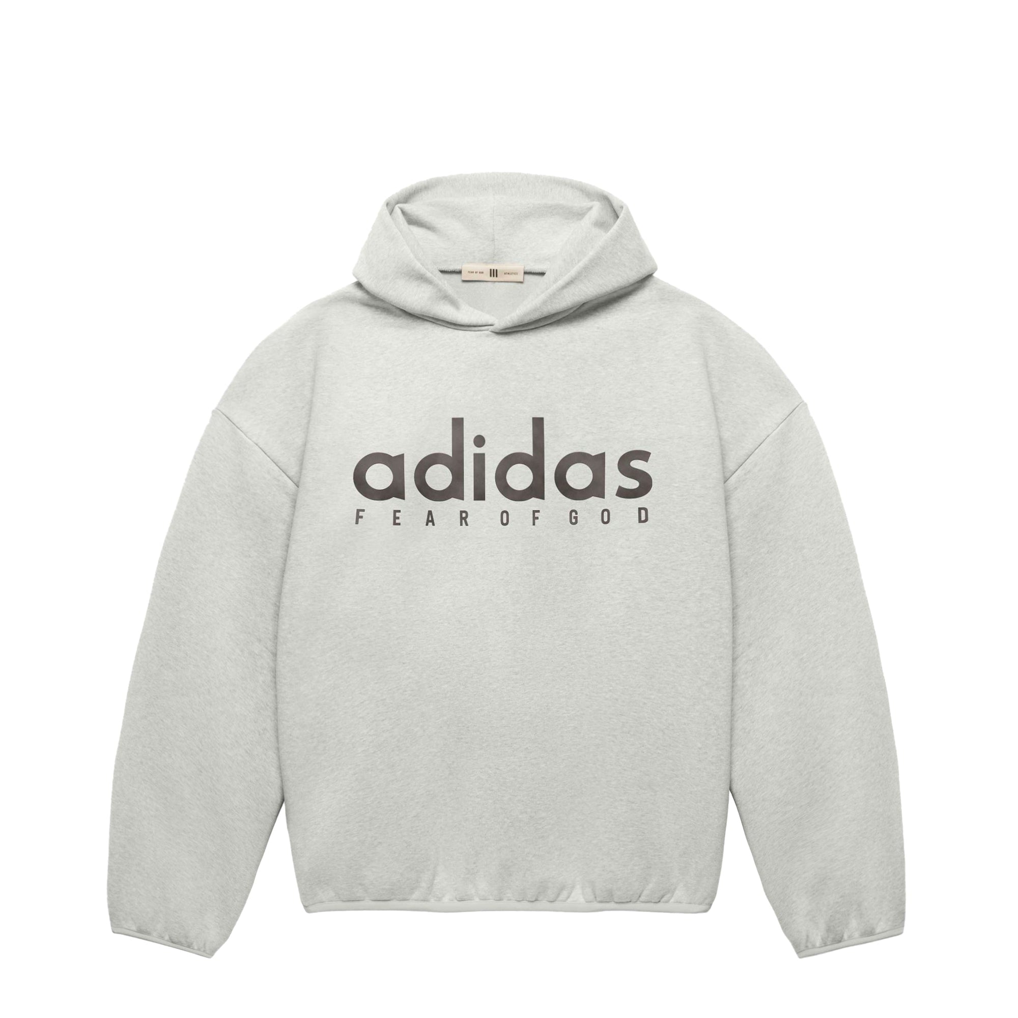 Оригінальна X Fear Of God Athletics Heather Fleece Hoodie Adidas – боковий вид - ADIDAS