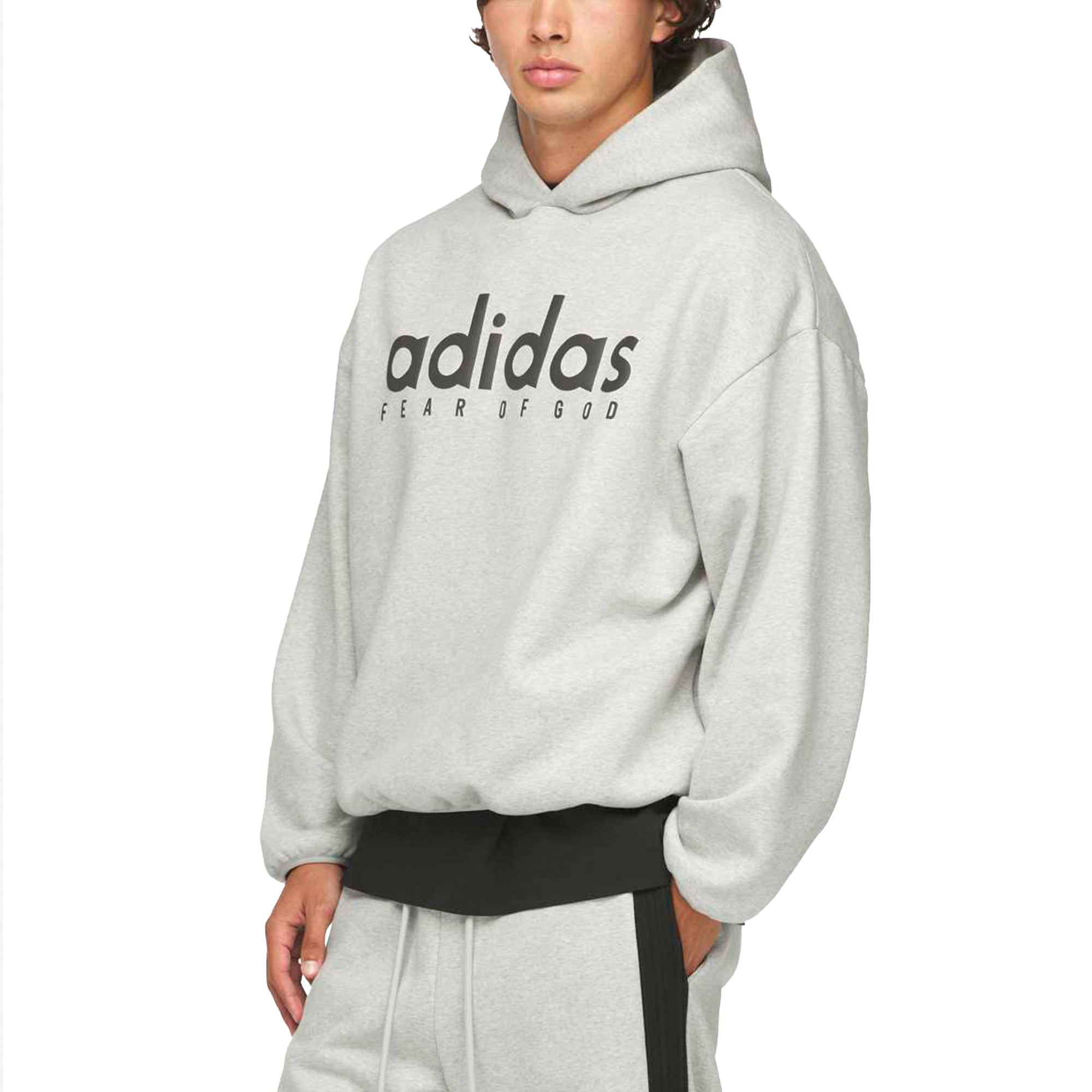 Оригінальна X Fear Of God Athletics Heather Fleece Hoodie Adidas – детальний вид - ADIDAS