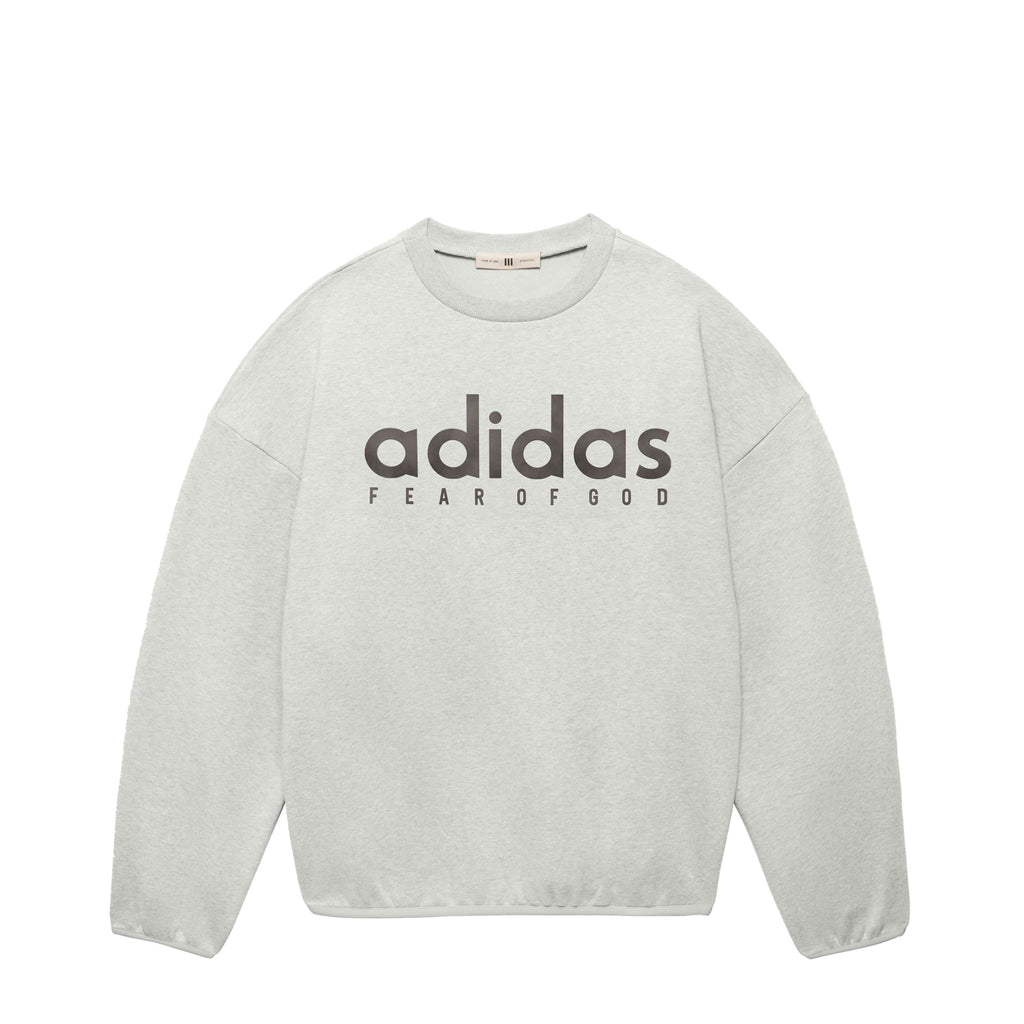 X Fear Of God Athletics Heather Fleece Crewneck Adidas – Гарантія оригінальності – боковий вид