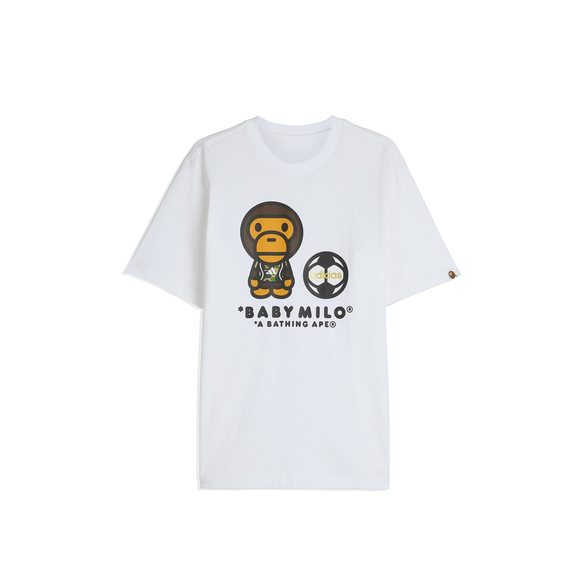 Оригінальна x Bape Mens SSL Milo Tee ADIDAS – боковий вид