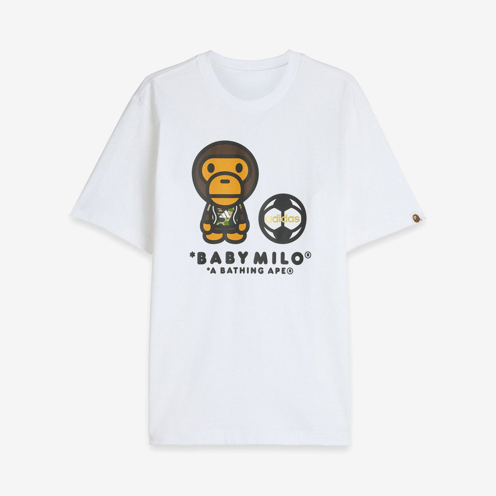 Оригінальна Short Sleeve Milo T-Shirt X Bape Adidas – боковий вид
