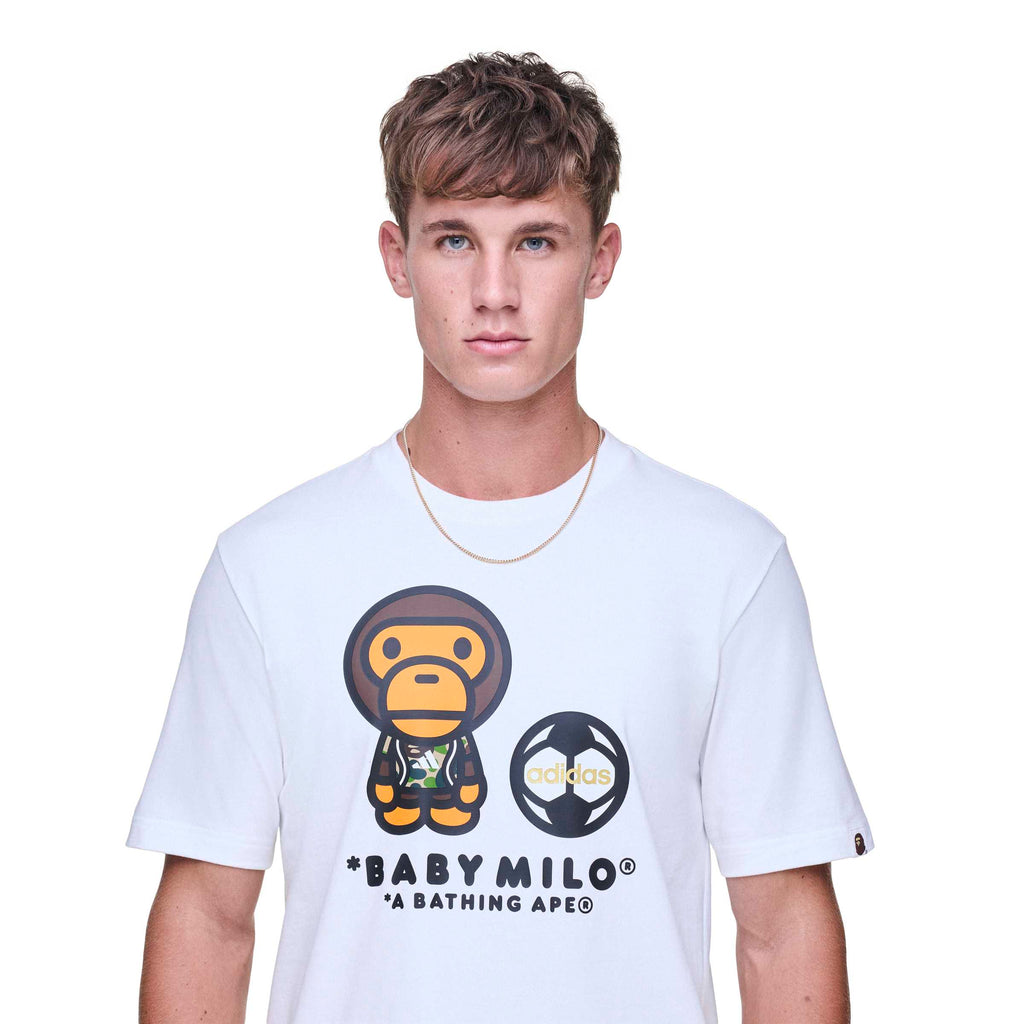 Оригінальна x Bape Mens SSL Milo Tee ADIDAS – збільшений вид
