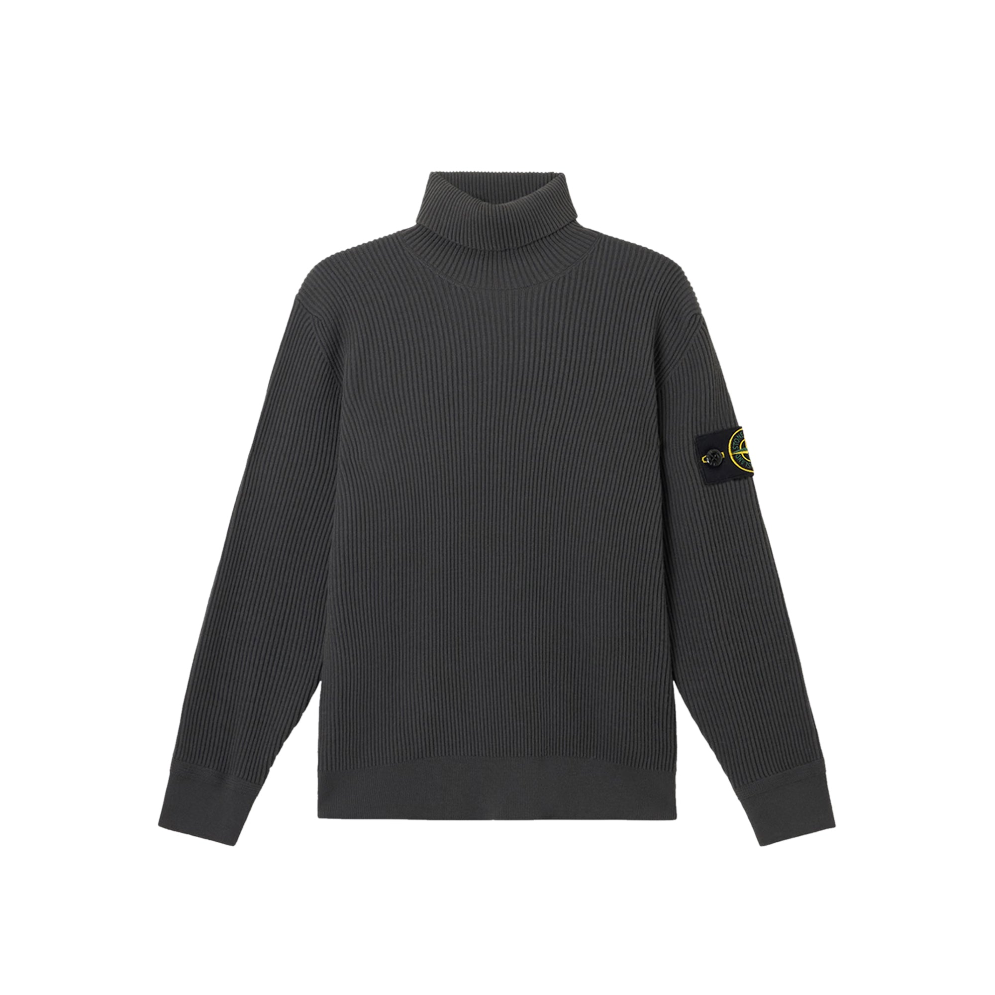Mens Turtleneck Jumper STONE ISLAND – Гарантія оригінальності – боковий вид