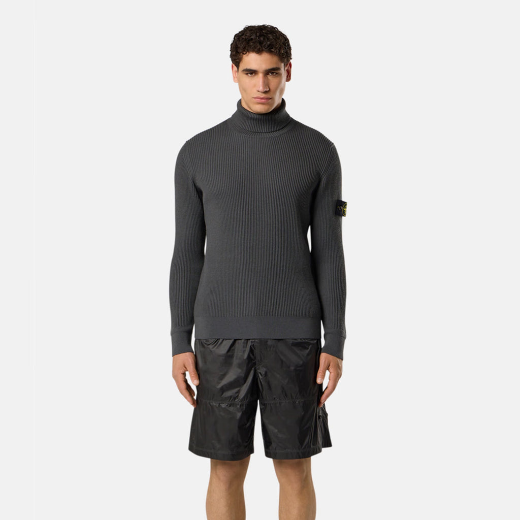Mens Turtleneck Jumper STONE ISLAND – Гарантія оригінальності – вид ззаду
