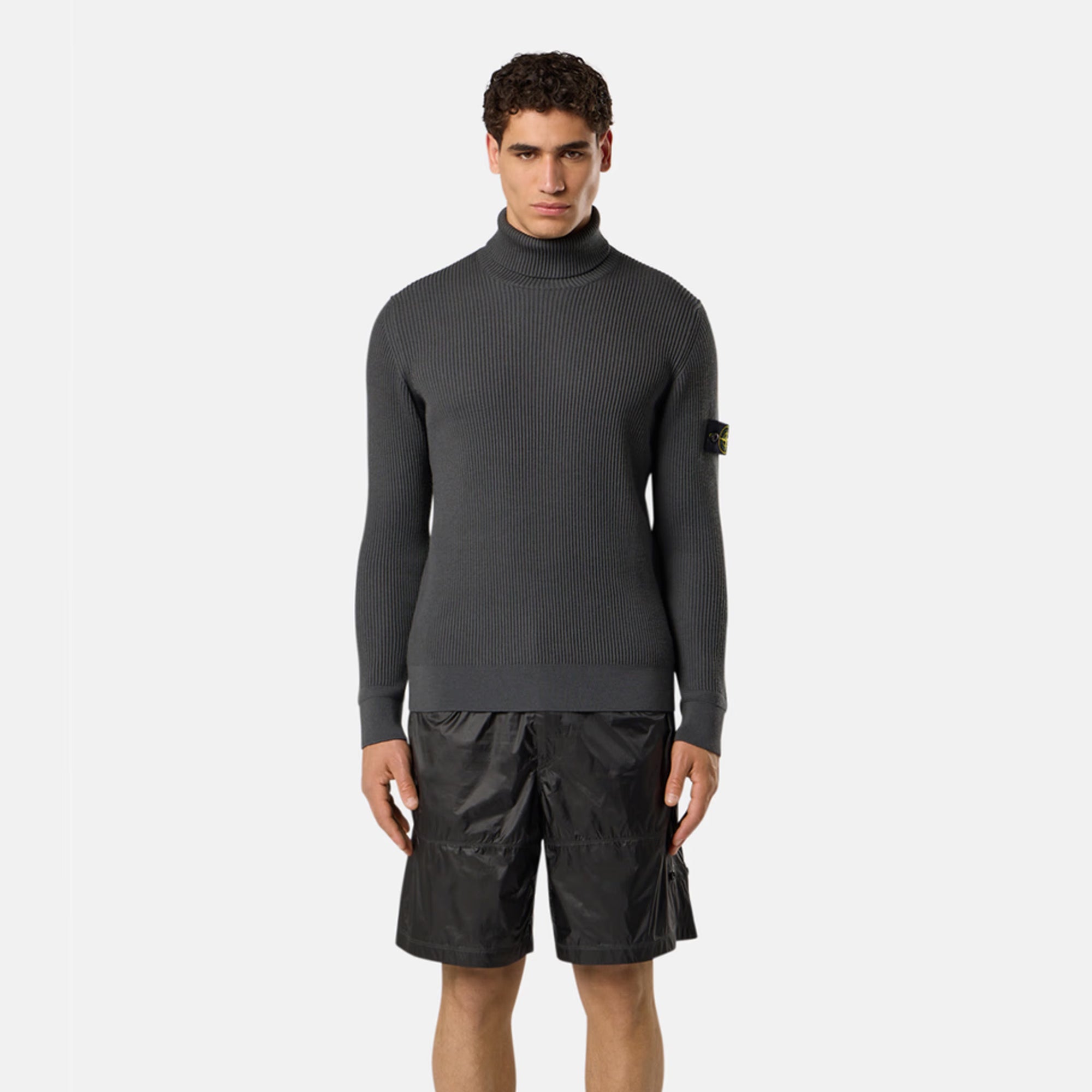 Mens Turtleneck Jumper STONE ISLAND – Гарантія оригінальності – вид ззаду