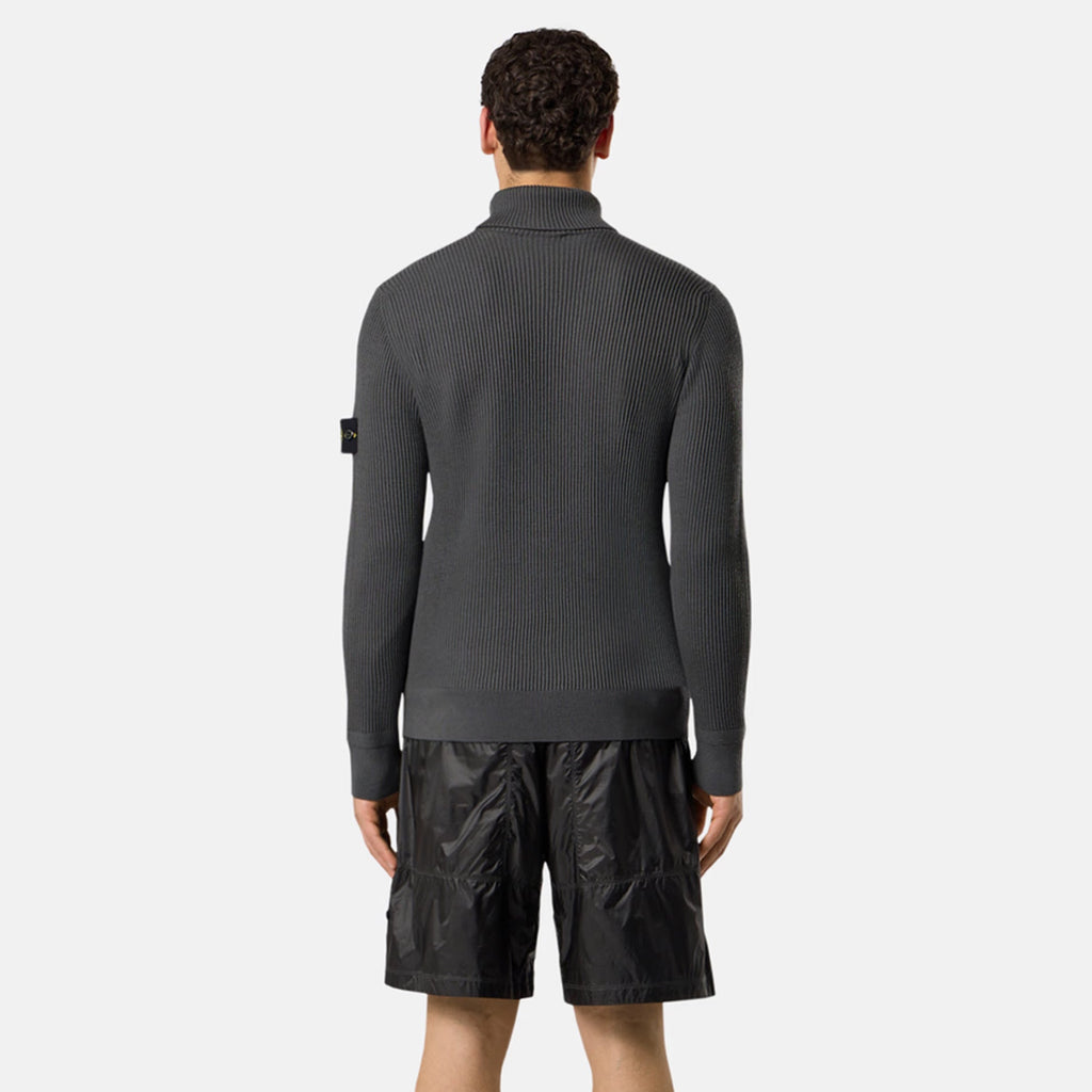 Mens Turtleneck Jumper STONE ISLAND – Гарантія оригінальності – детальний вид