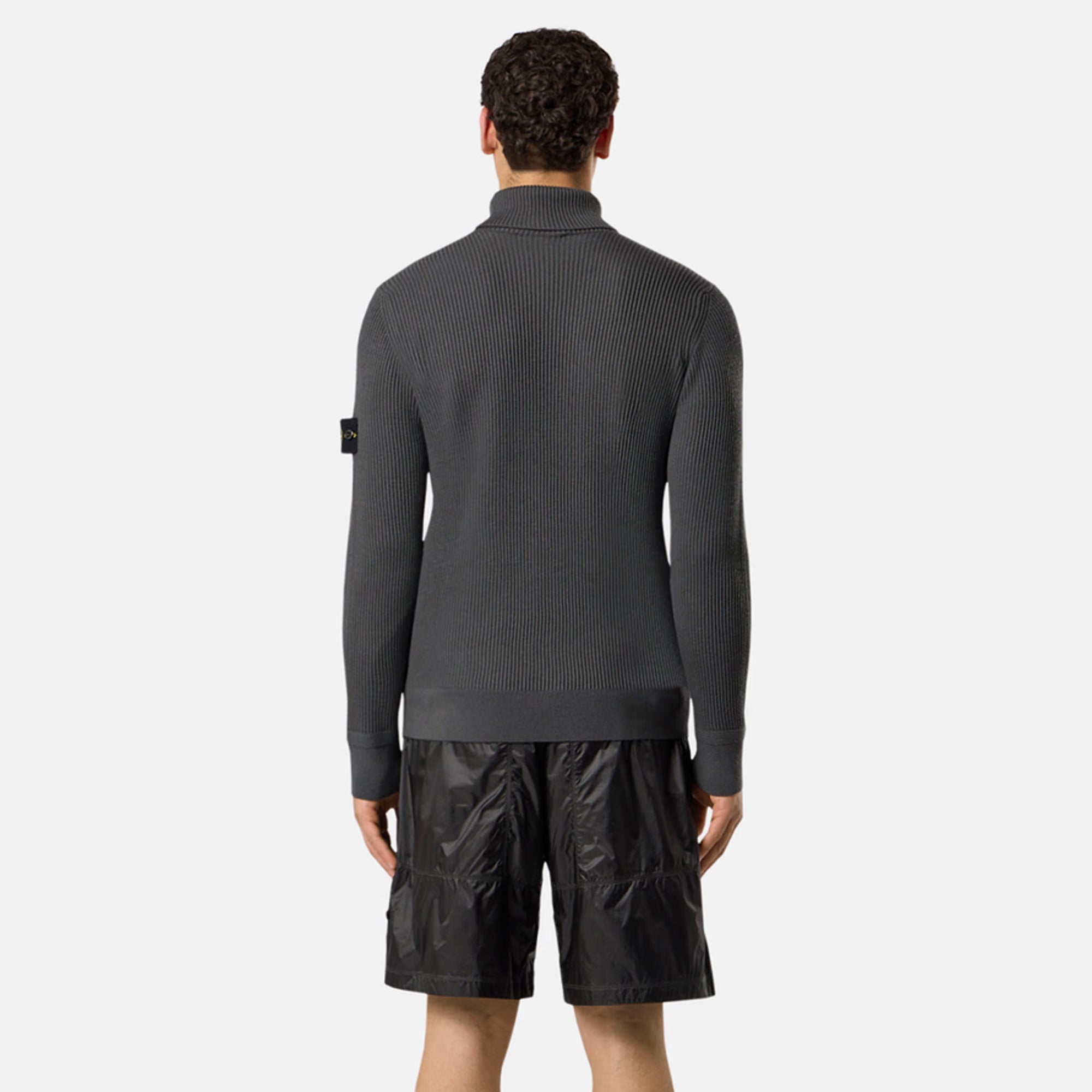 Mens Turtleneck Jumper STONE ISLAND – Гарантія оригінальності – детальний вид