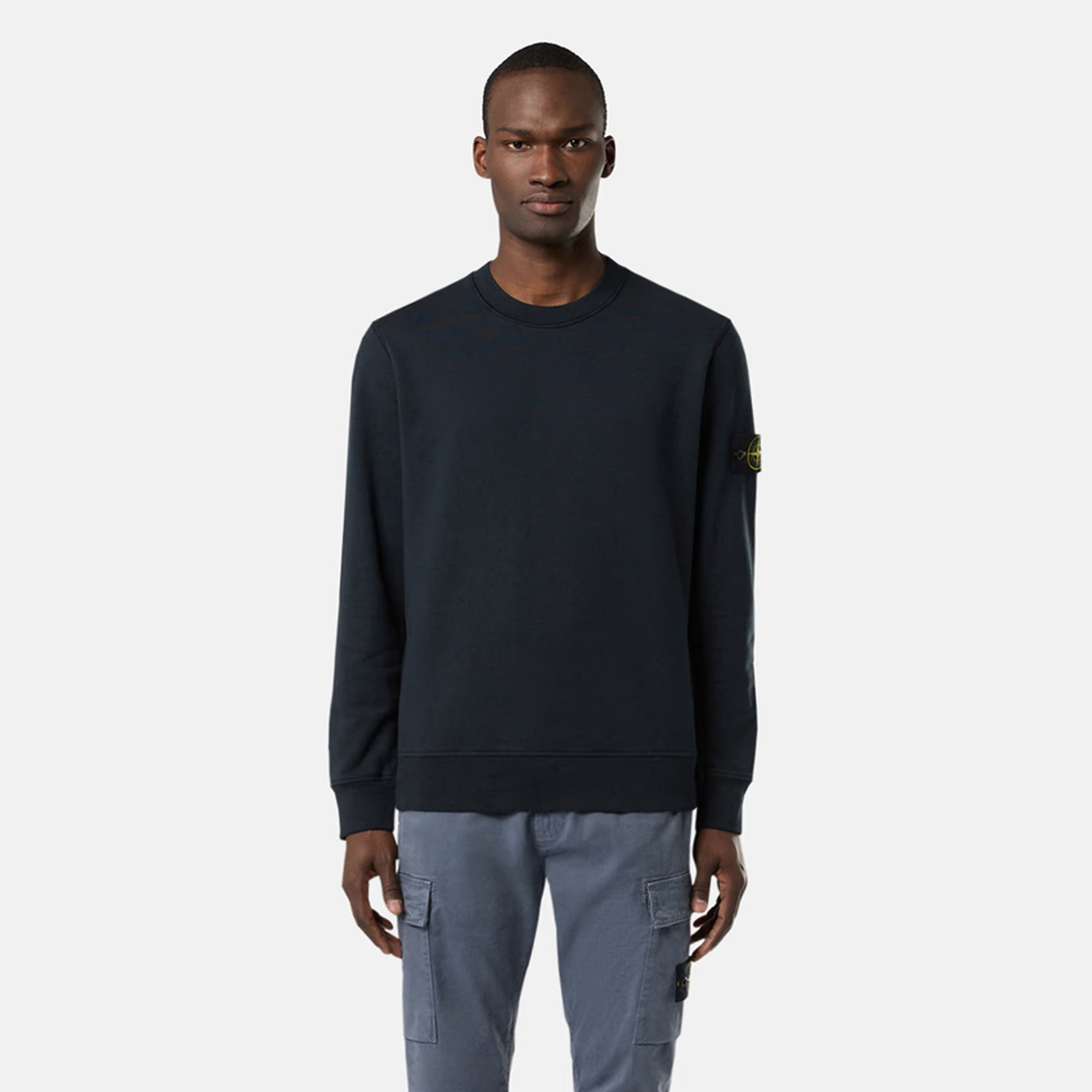 Оригінальна Mens Crewneck Sweatshirt STONE ISLAND – вид ззаду
