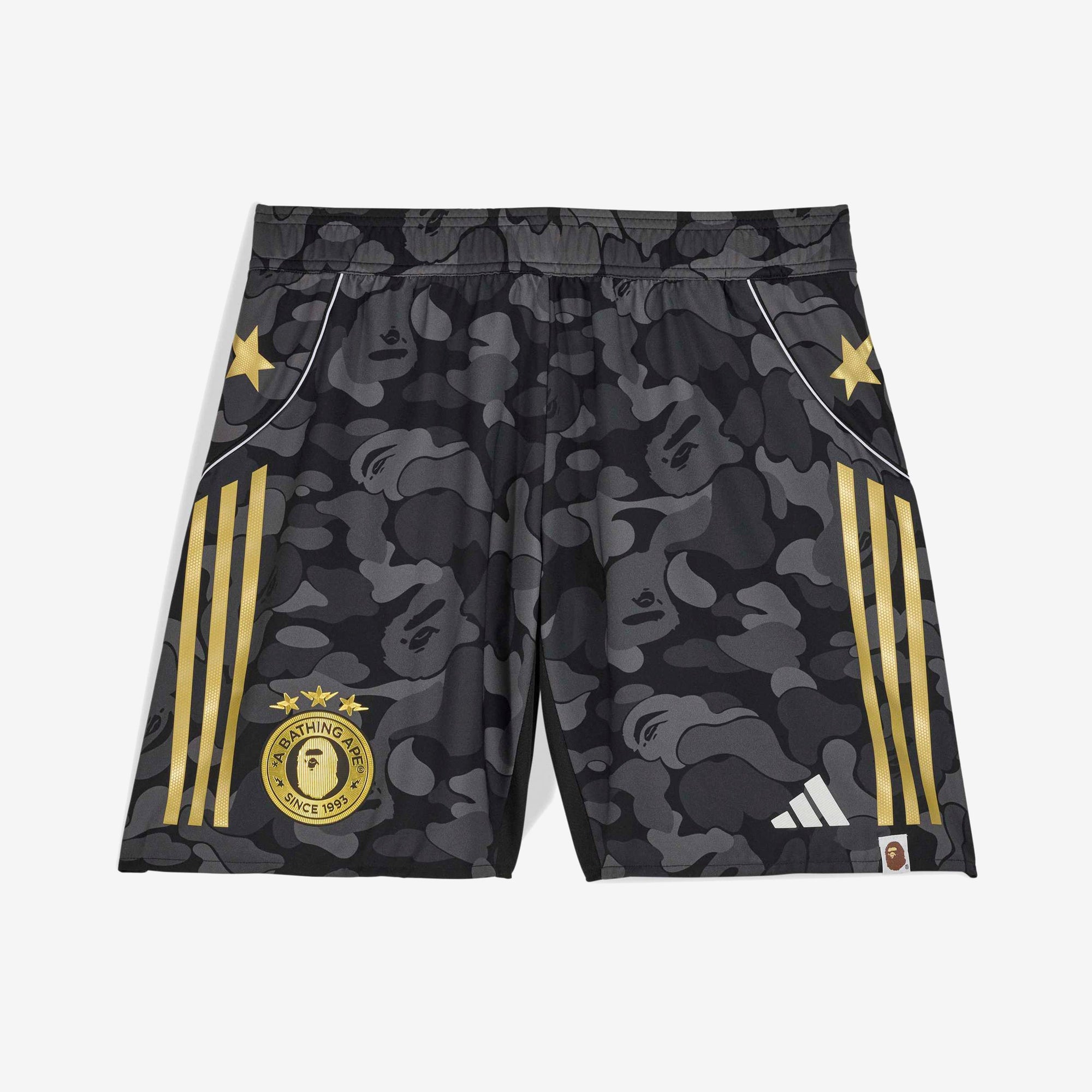 Оригінальна Football Shorts X Bape Adidas – боковий вид - ADIDAS