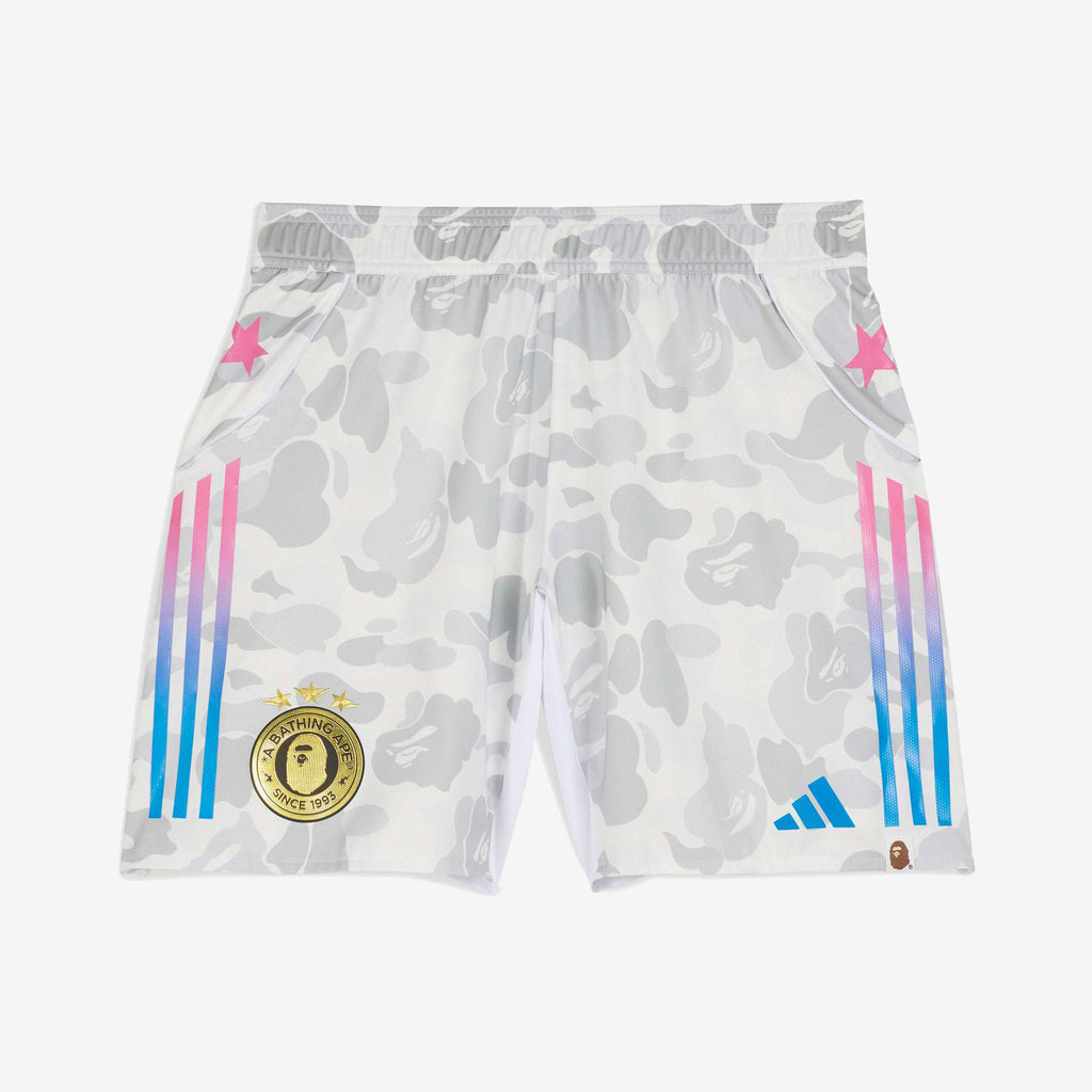 Оригінальна Football Shorts X Bape Adidas – боковий вид