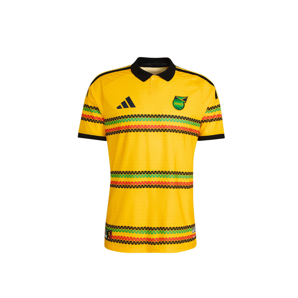 Оригінальна Mens Jamaica 26 X Bob Marley Home Authentic Jersey Adidas – боковий вид