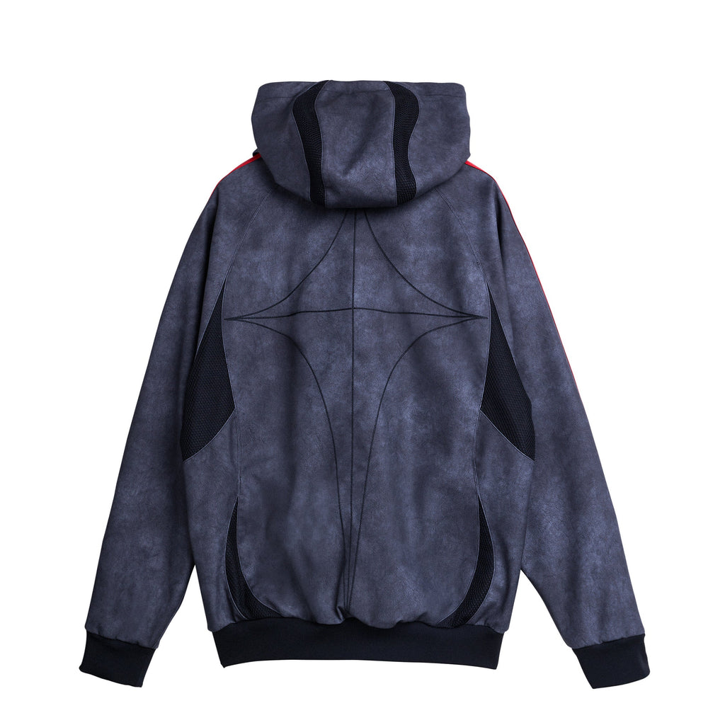 X Thug Club Teamgeist Faux Leather Jacket Adidas оригінал – Купити в Україні – вид ззаду