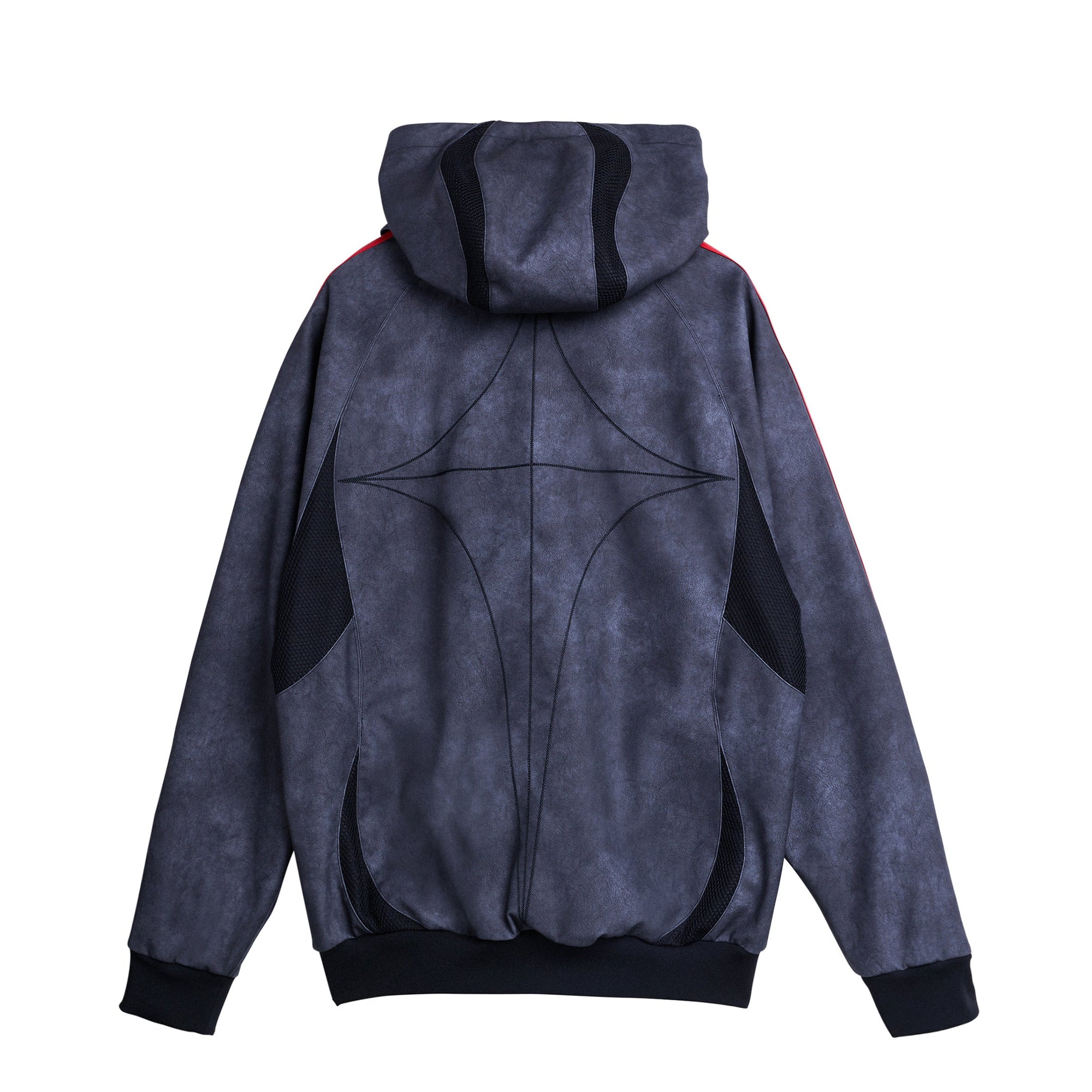 X Thug Club Teamgeist Faux Leather Jacket Adidas оригінал – Купити в Україні – вид ззаду - ADIDAS