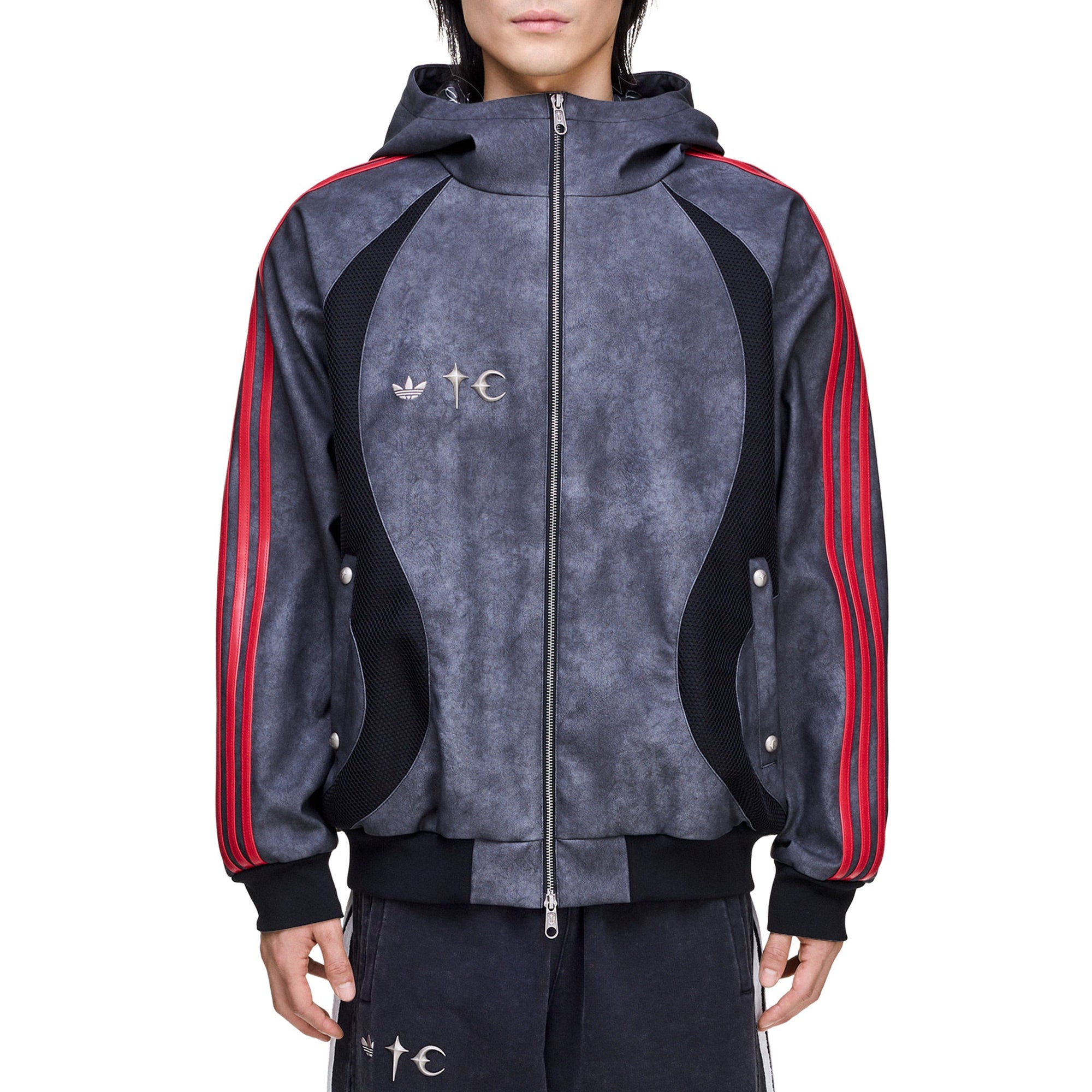 X Thug Club Teamgeist Faux Leather Jacket Adidas оригінал – Купити в Україні – збільшений вид - ADIDAS