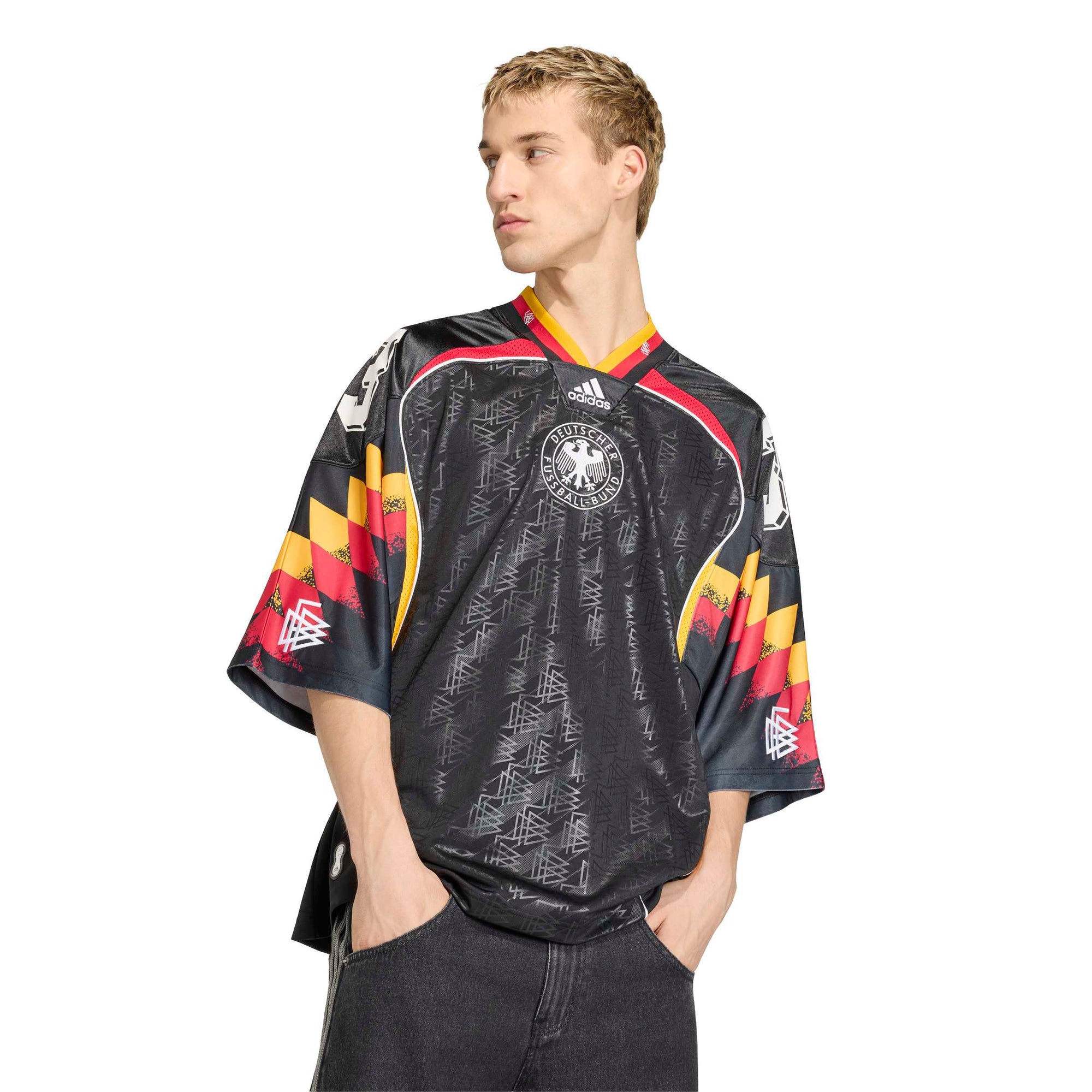 Mens Bringbacks Remixed Germany Jersey Adidas оригінал – Купити в Україні – вид ззаду - ADIDAS
