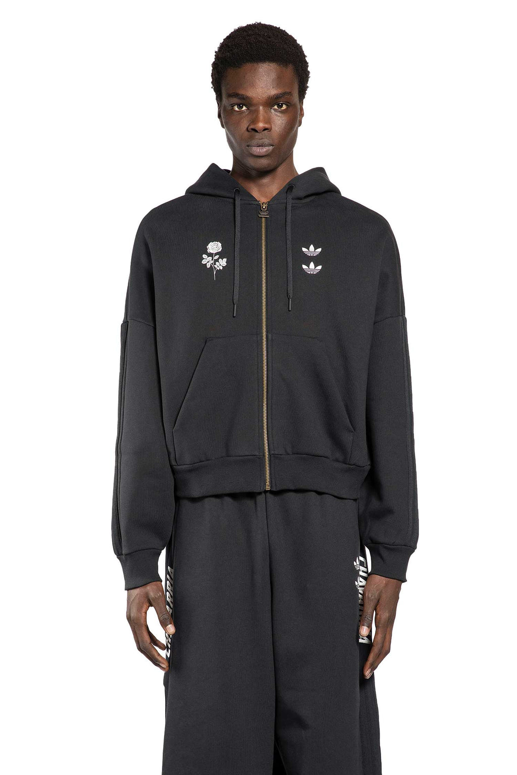 Heavyweight Zip-Up Hoodie Adidas – Гарантія оригінальності – вид ззаду