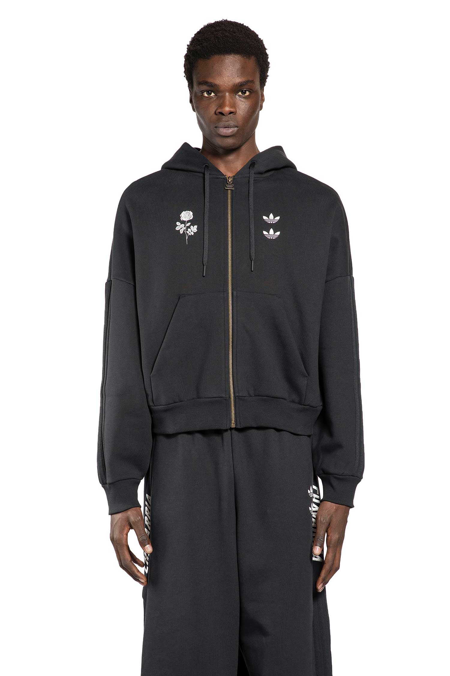 Heavyweight Zip-Up Hoodie Adidas – Гарантія оригінальності – вид ззаду - ADIDAS