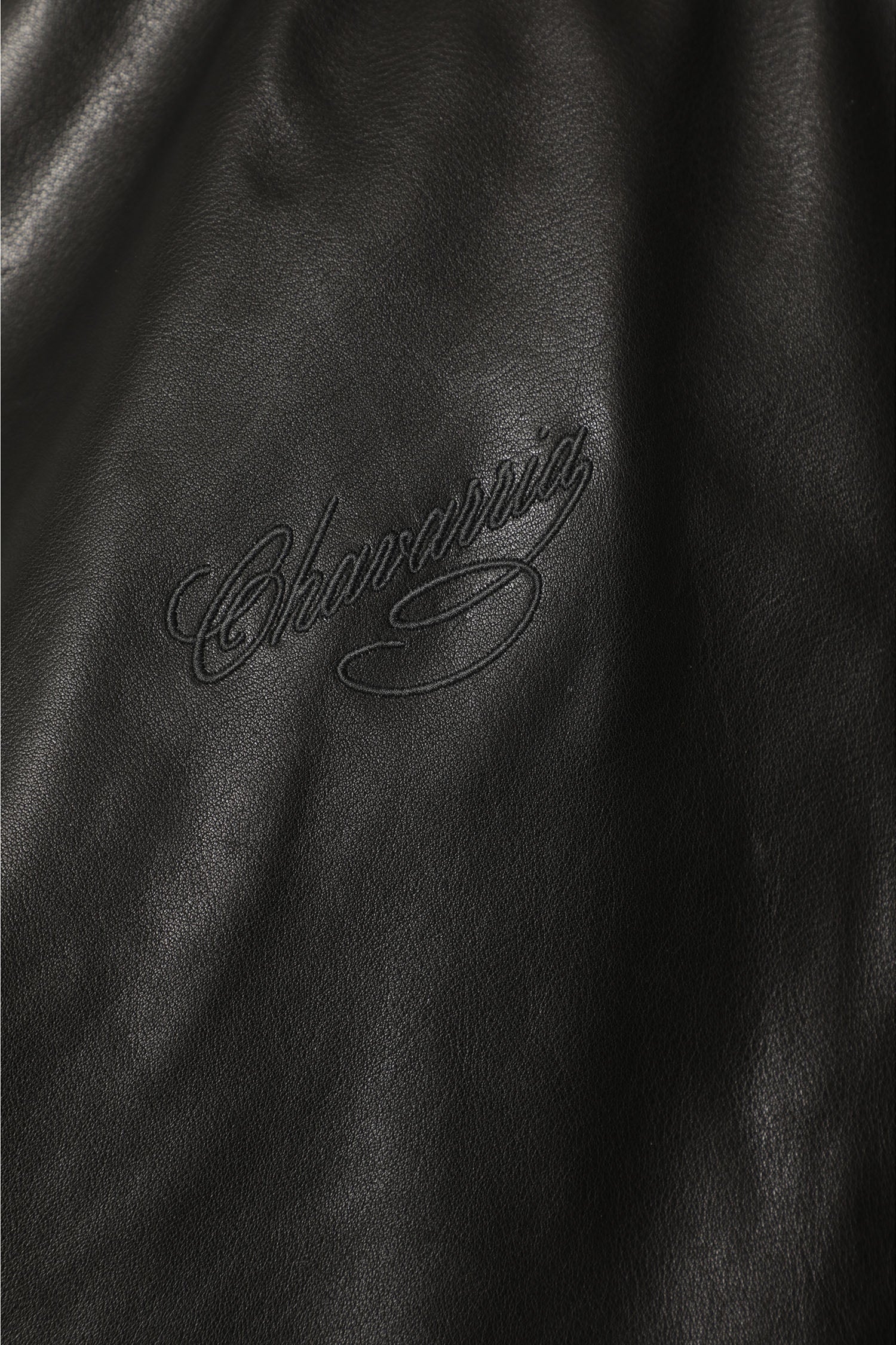 X Willy Chavarria Leather Bomber Jacket Adidas – Гарантія оригінальності – збільшений вид - ADIDAS