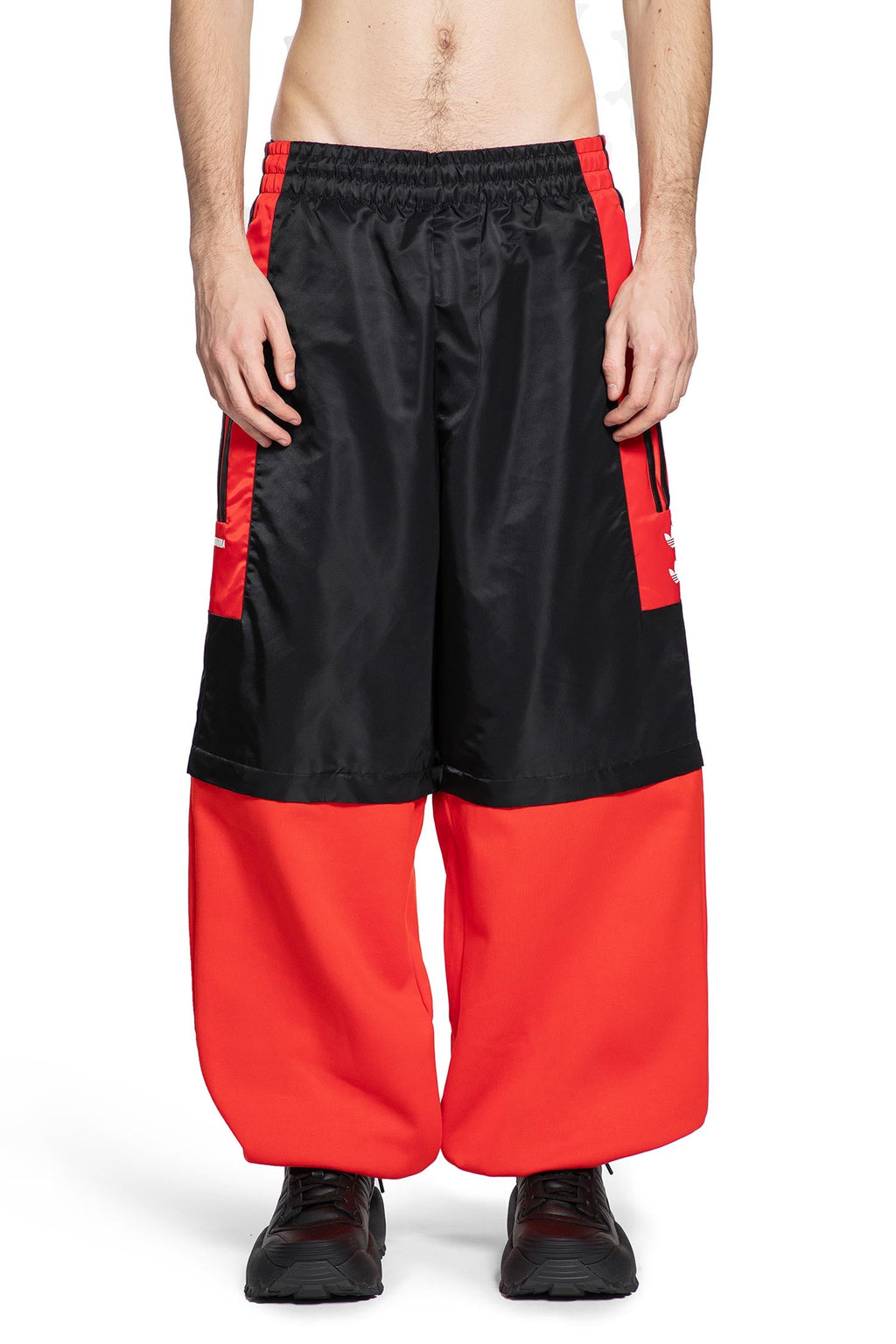 Оригінальна Willy Chavarria Fleece Track Pants Adidas – вид ззаду