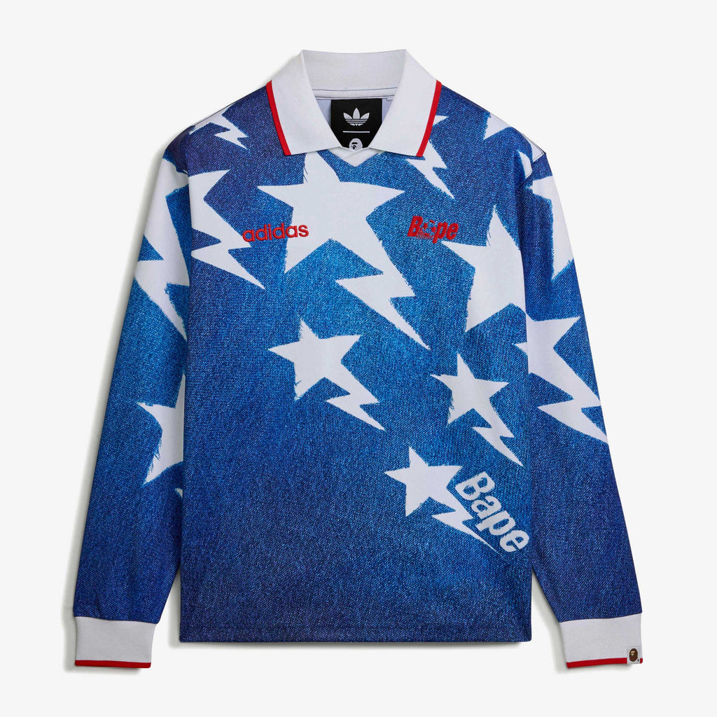 Star Jersey X Bape Adidas – Гарантія оригінальності – боковий вид