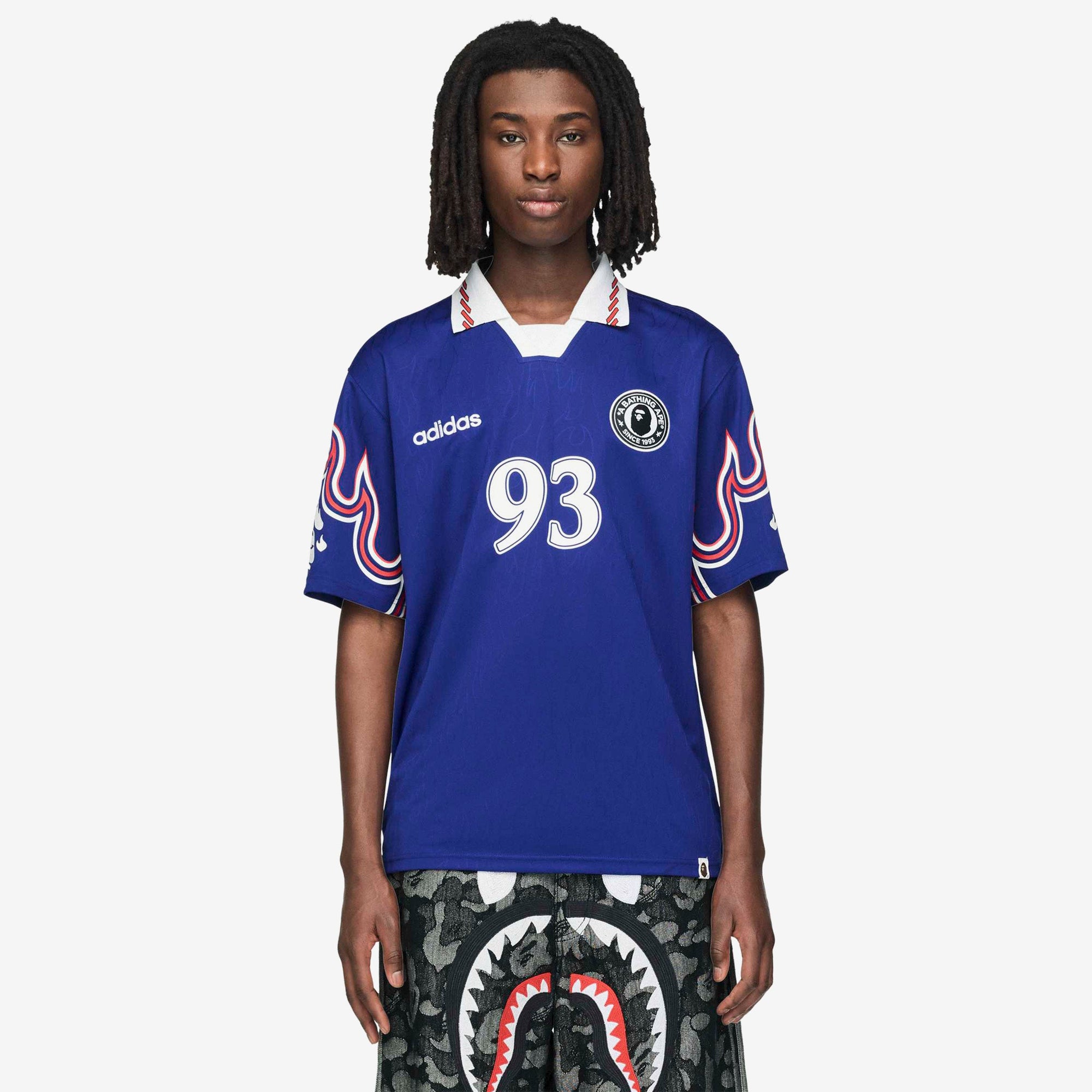 Flame Jersey X Bape Adidas – Гарантія оригінальності – детальний вид - ADIDAS