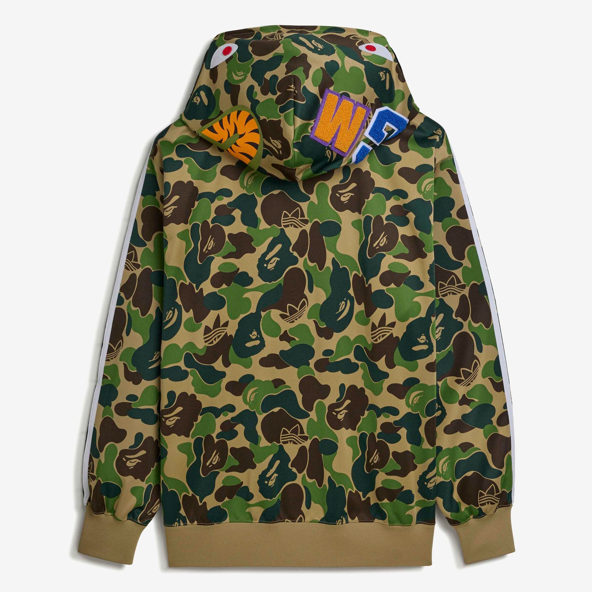 Shark Track Hoodie X Bape Adidas оригінал – Купити в Україні – вид ззаду - ADIDAS