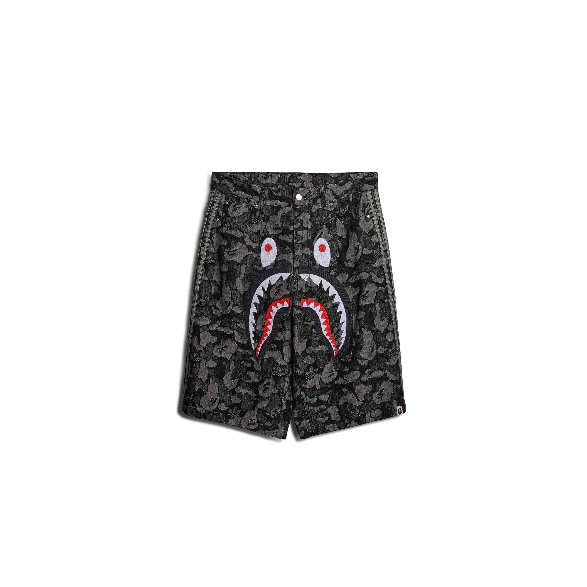 Mens Shark Denim Jorts Adidas – Гарантія оригінальності – боковий вид - ADIDAS