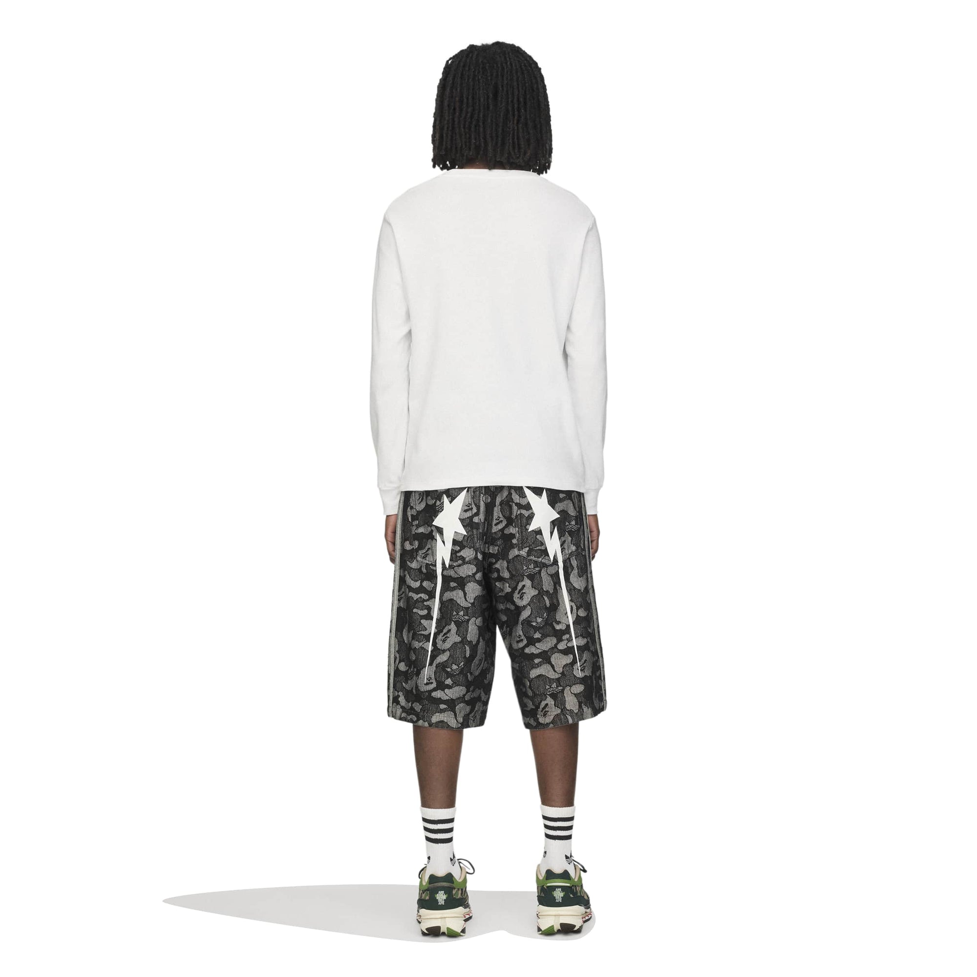 Mens Shark Denim Jorts Adidas – Гарантія оригінальності – детальний вид - ADIDAS