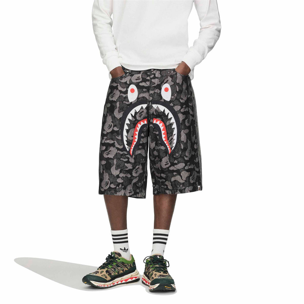 Mens Shark Denim Jorts Adidas – Гарантія оригінальності – вид ззаду