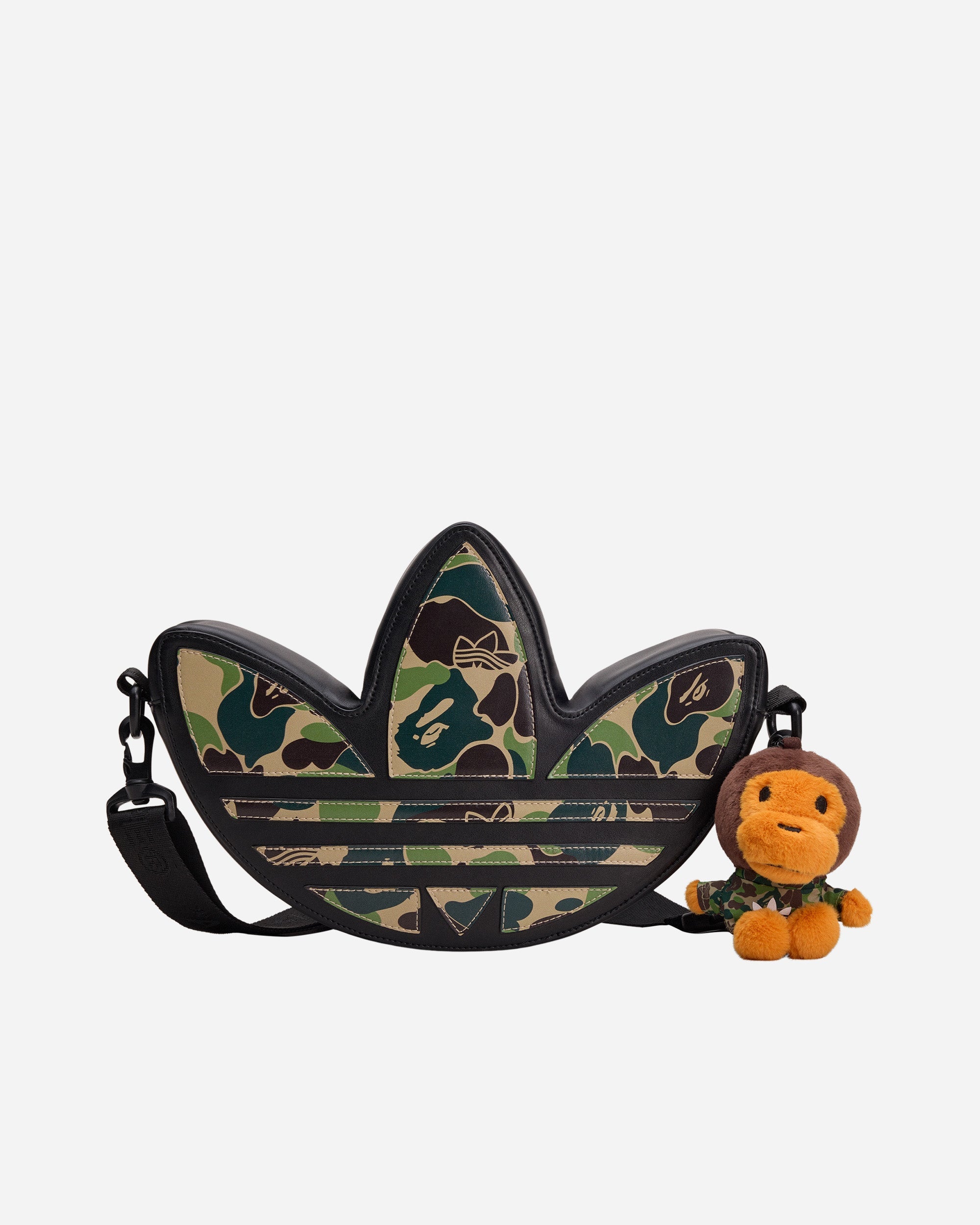 X Bape Trefoil Shoulder Bag Adidas – Гарантія оригінальності – боковий вид - ADIDAS