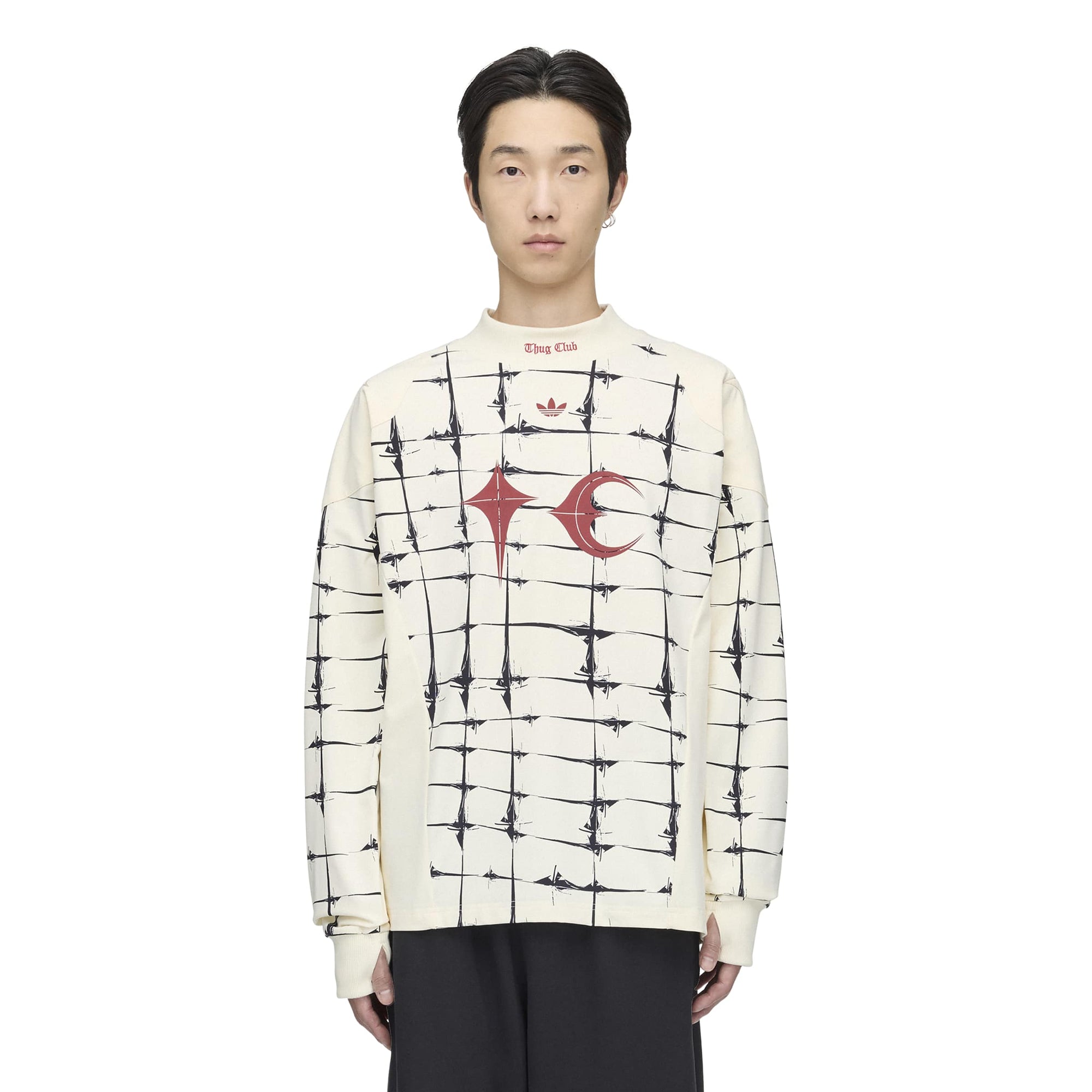 Оригінальна X Thug Club Mens Goalie T Longsleeve Adidas – вид ззаду - ADIDAS