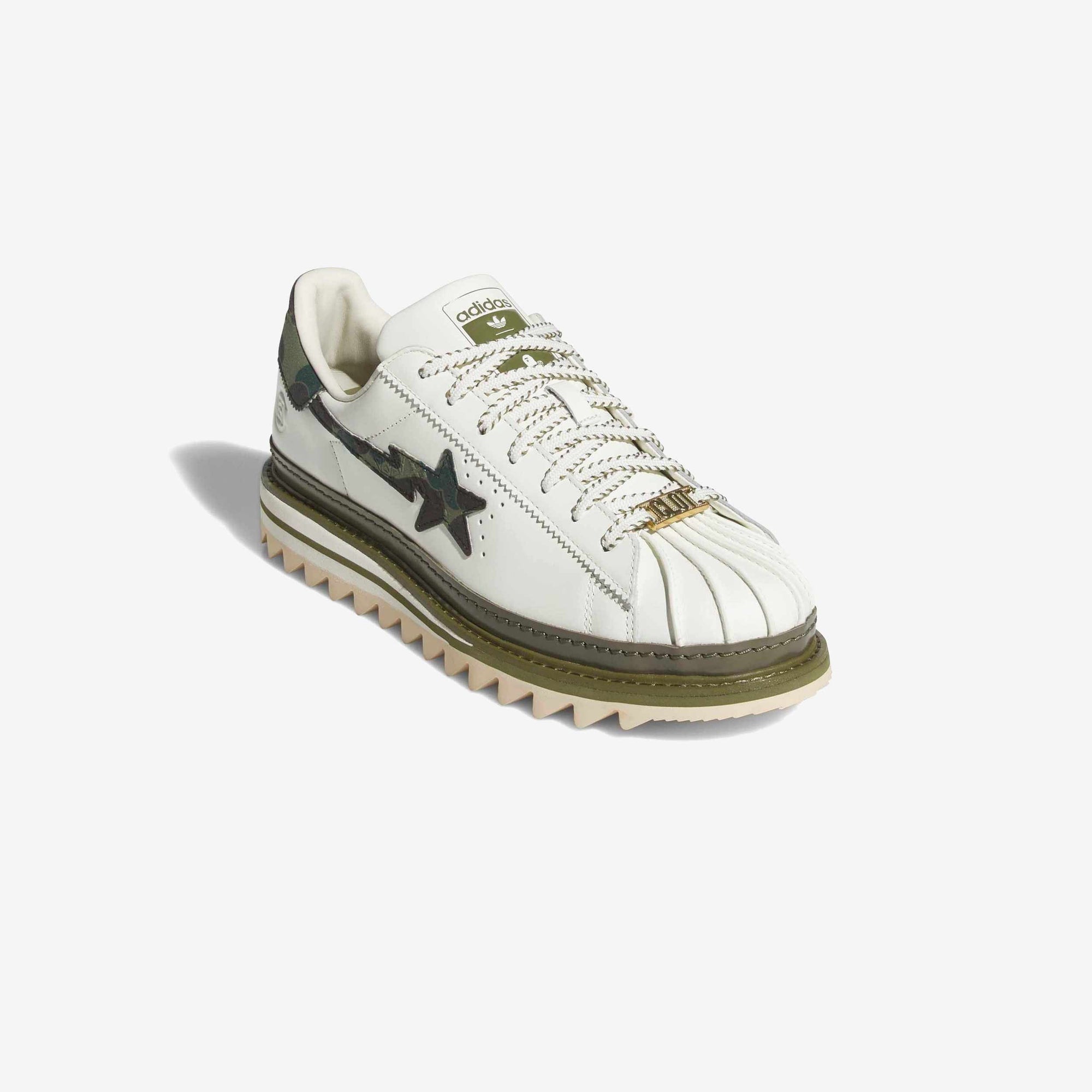 Superstar X Bape X Clot By Edison Chen Adidas оригінал – Купити в Україні – вид ззаду - ADIDAS
