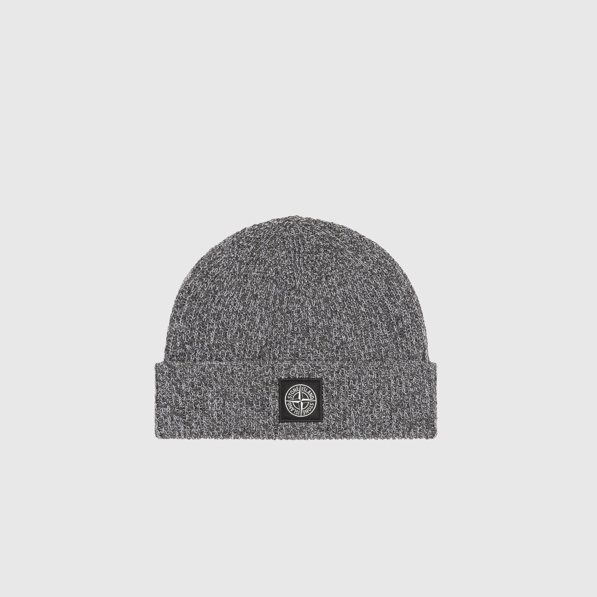 Оригінальна Knit Reflective Beanie Stone island – боковий вид - STONE ISLAND
