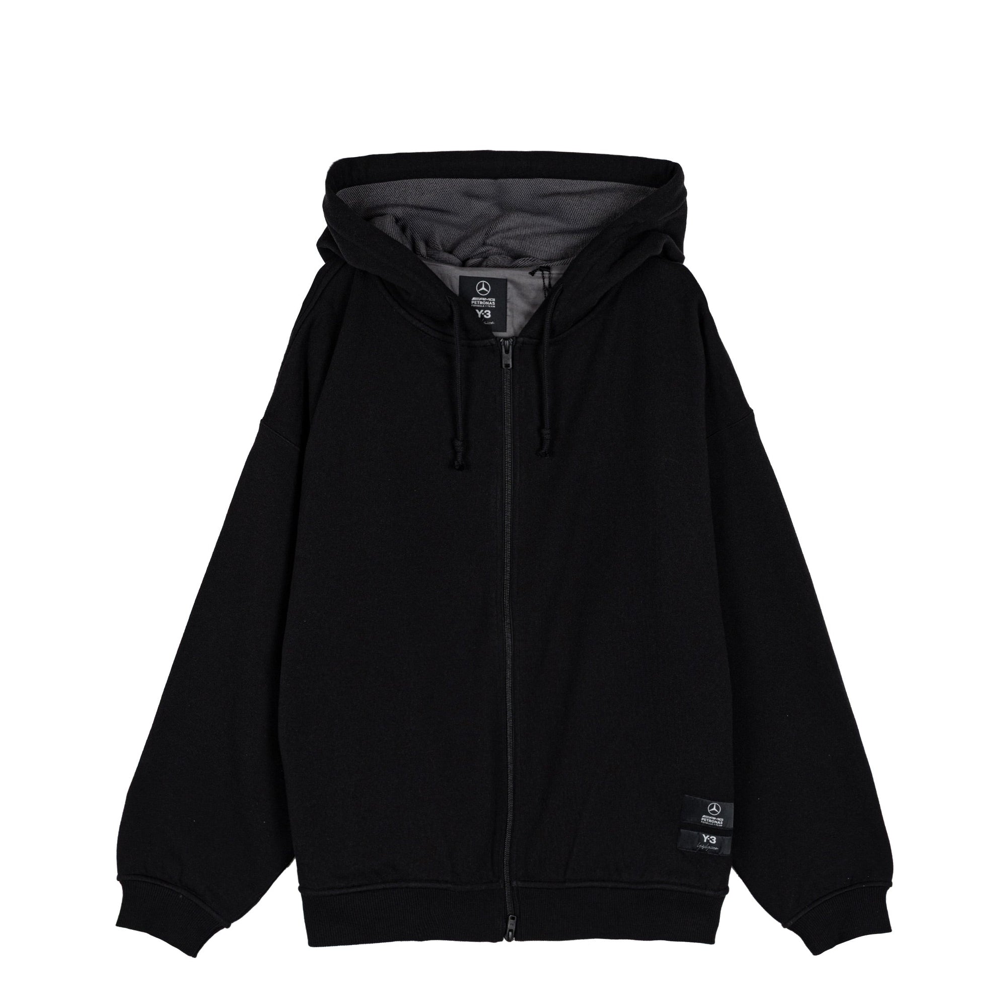 X Mercedes Amg Petronas F1 Team Zip Hoodie Adidas – Гарантія оригінальності – вид ззаду - ADIDAS